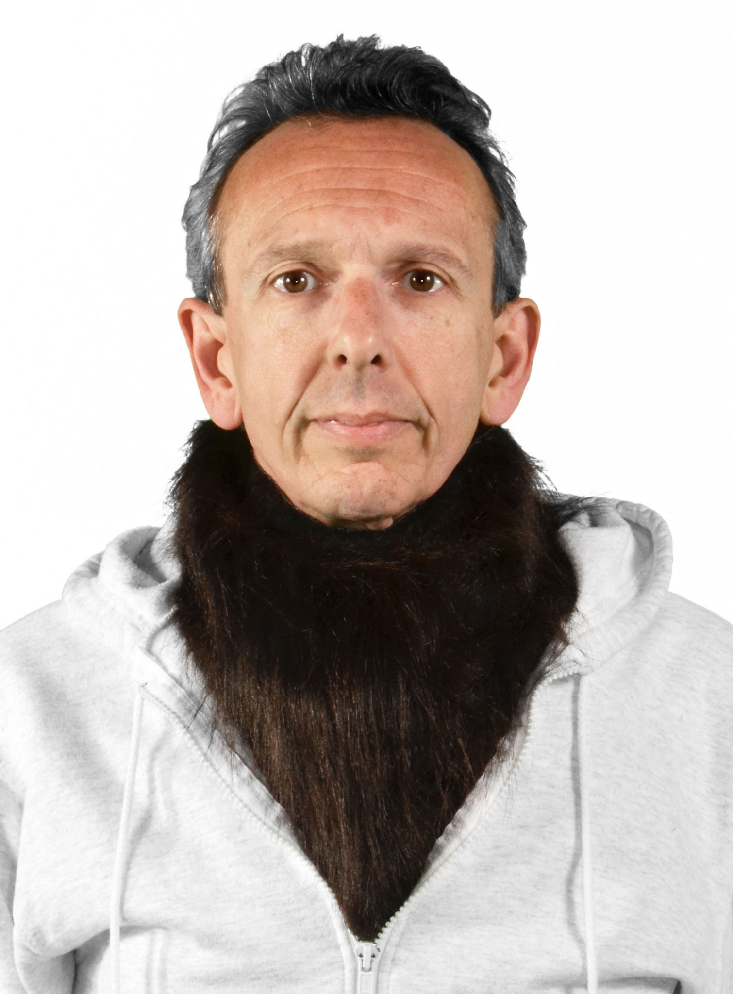 Fellkragen dunkelbraun