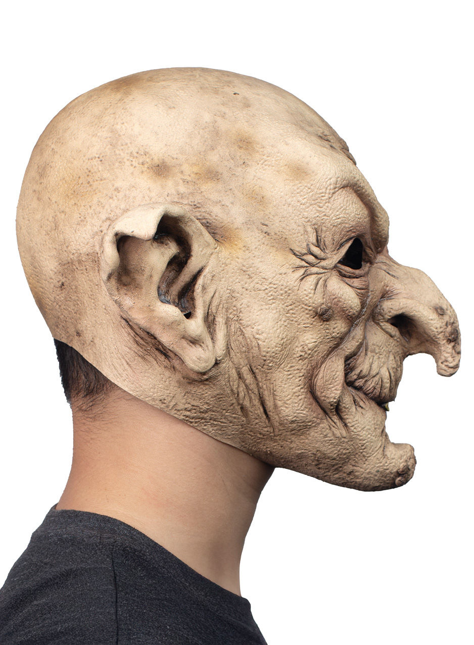 Zauberer Maske des Grauens aus Latex