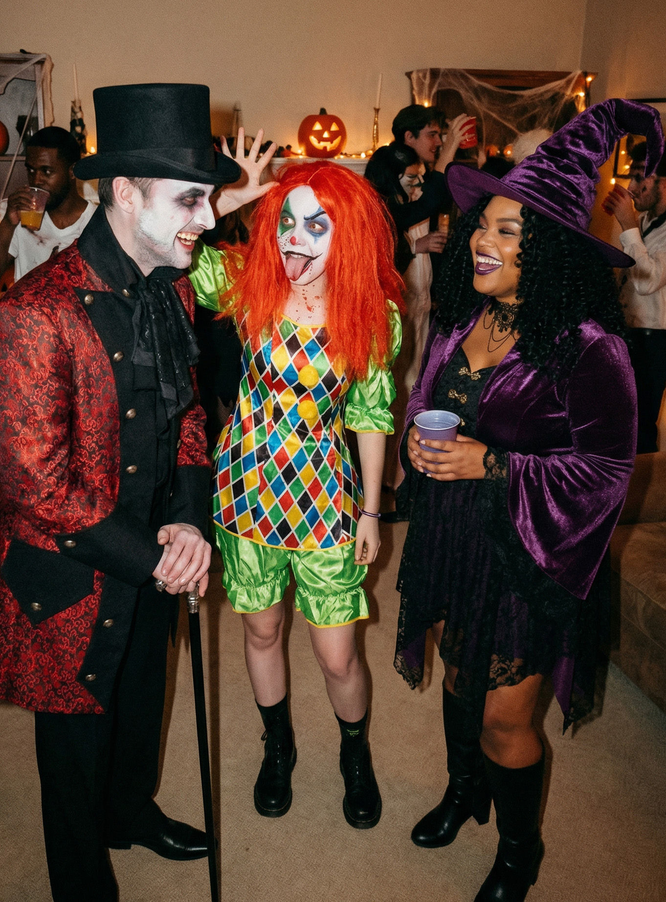 Freche Clowness Kostüm