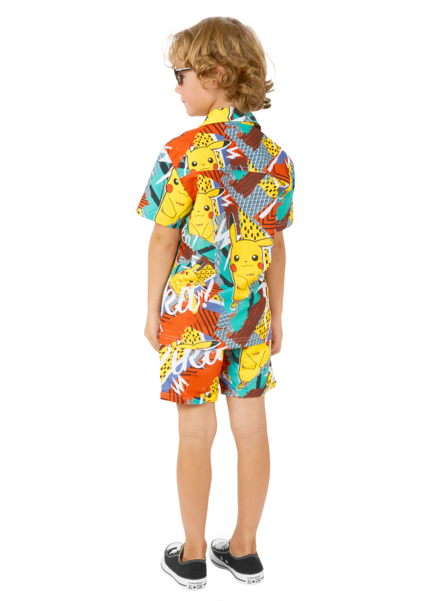 OppoSuits Boys Pika Pikachu Sommer Kombi
