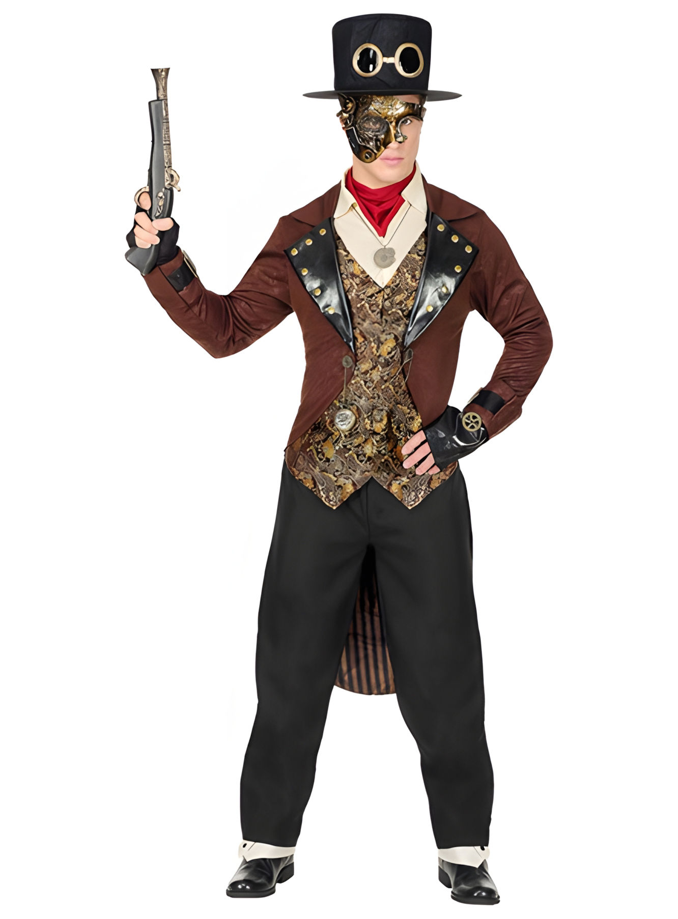 Steampunk Aeronaut Deluxe Herren Kostüm