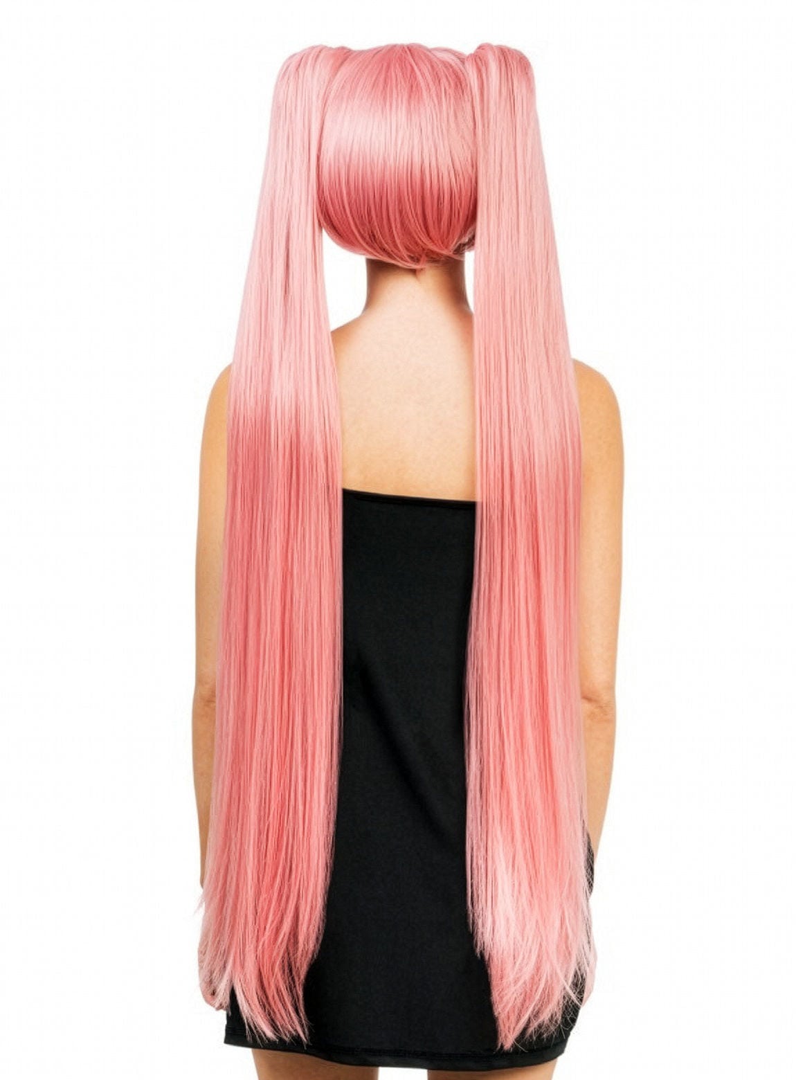 Lange Cosplay Perücke rosa
