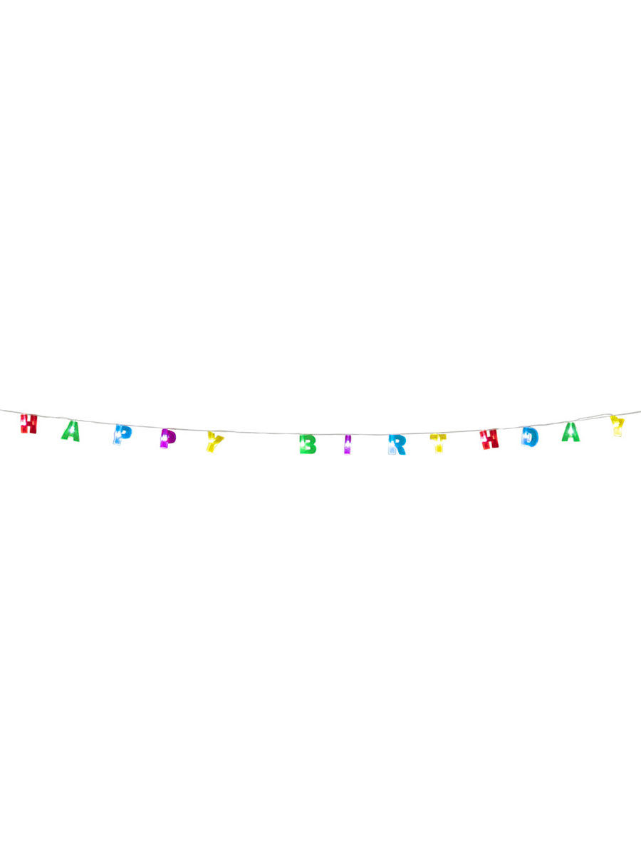 Lichterkette Happy Birthday 160 cm