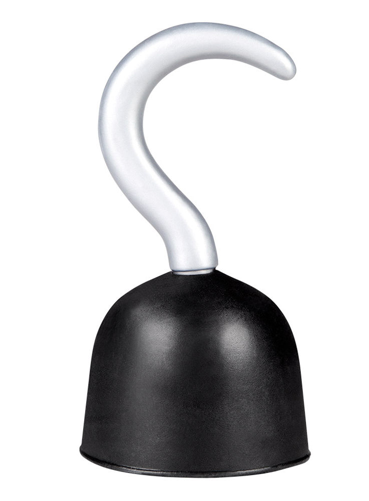 Hakenhand Pirat schwarz