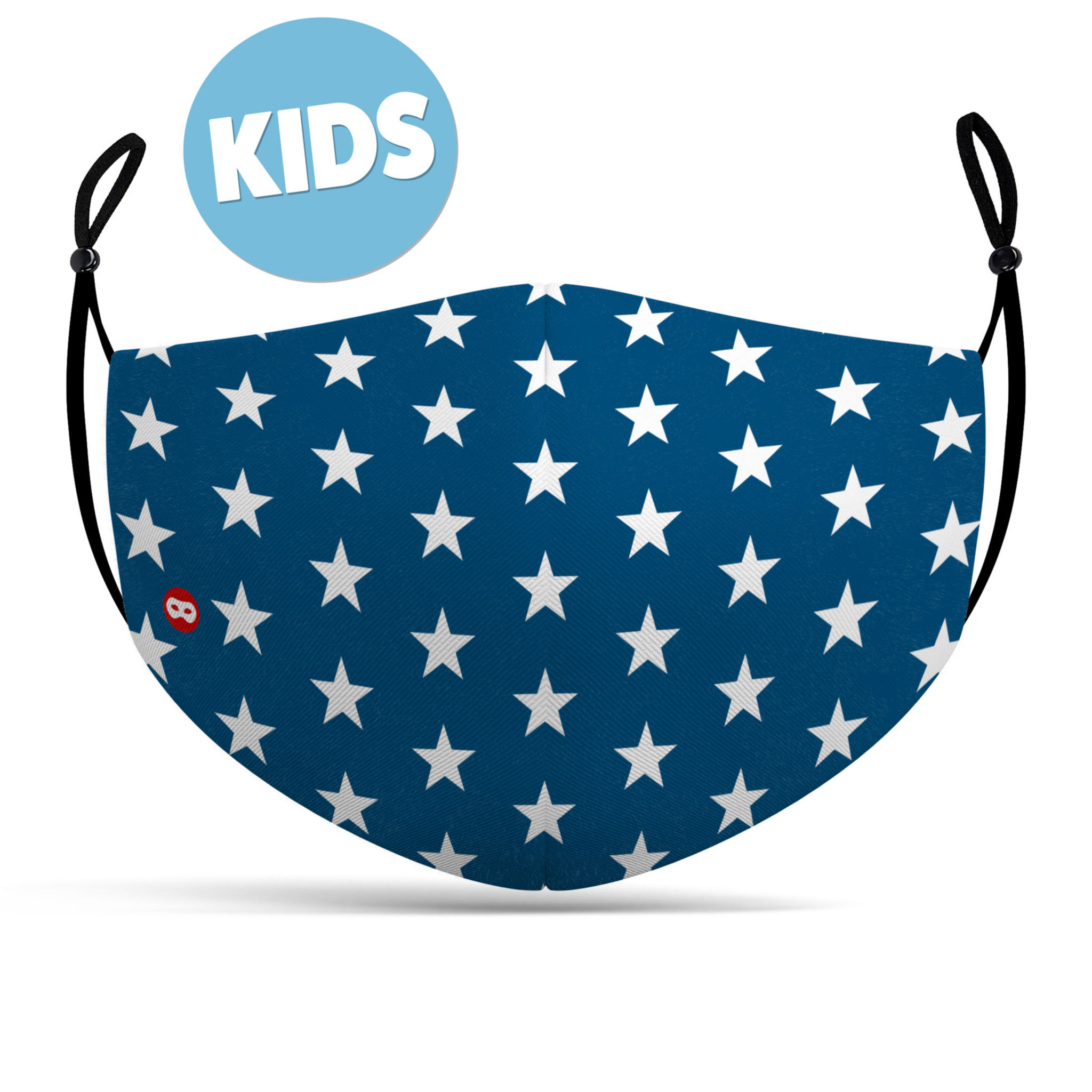 Stoffmaske für Kinder Sterne