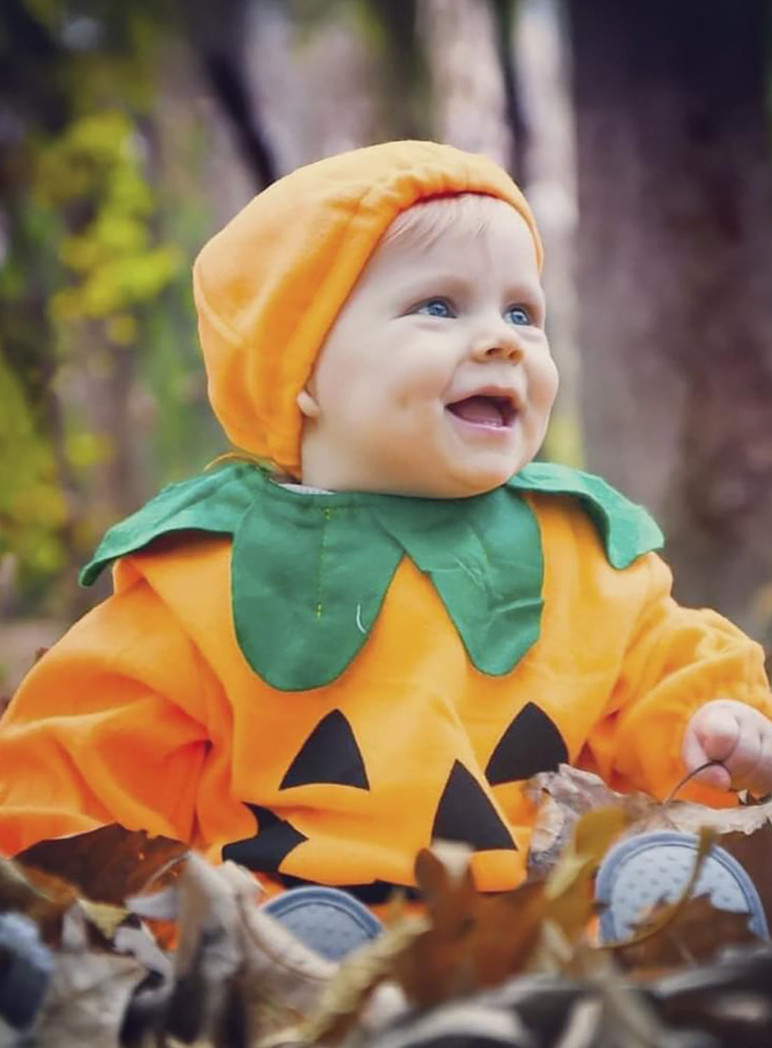 Kürbis Kostüm für Babys