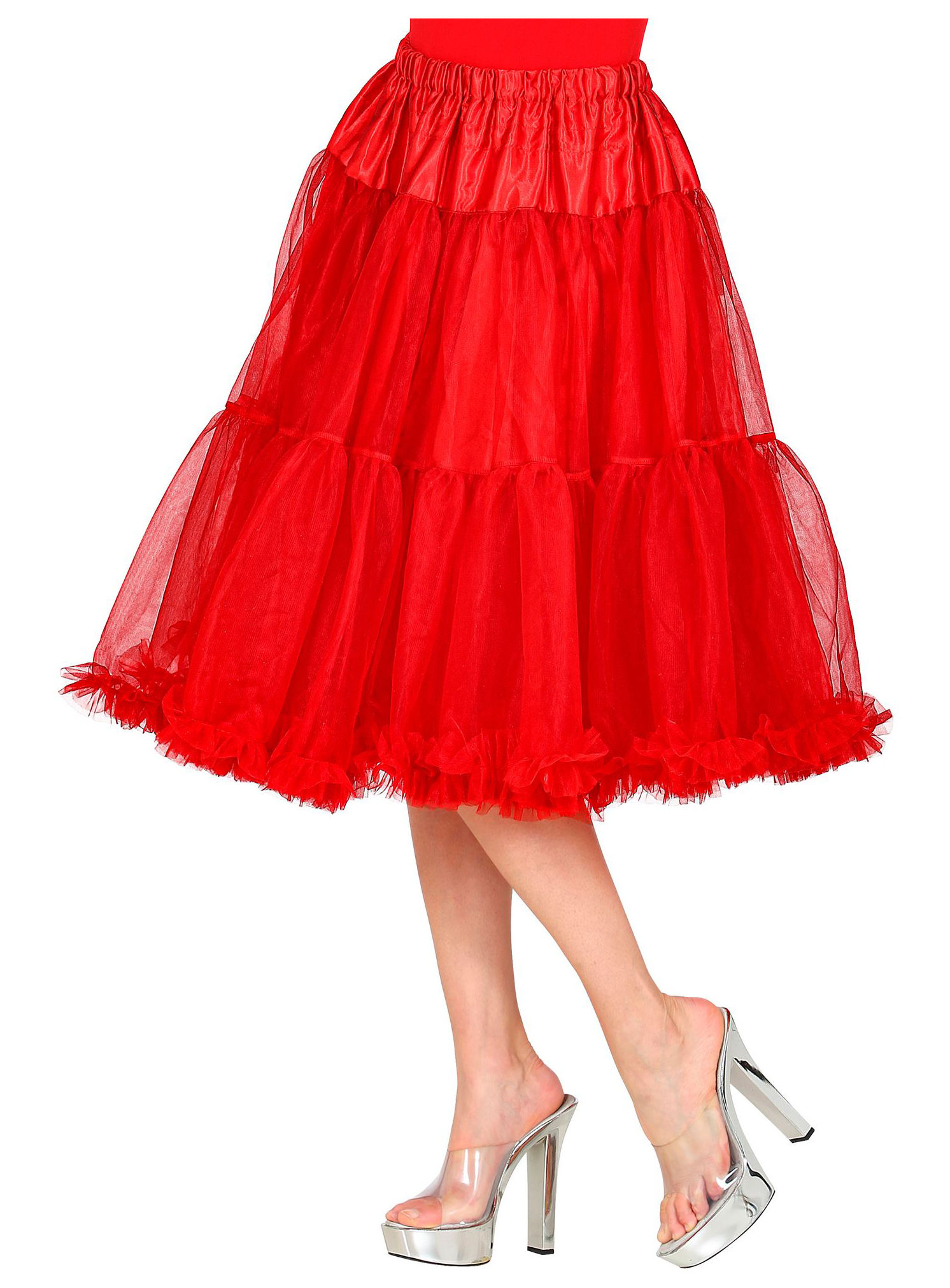 Knielanger Petticoat rot