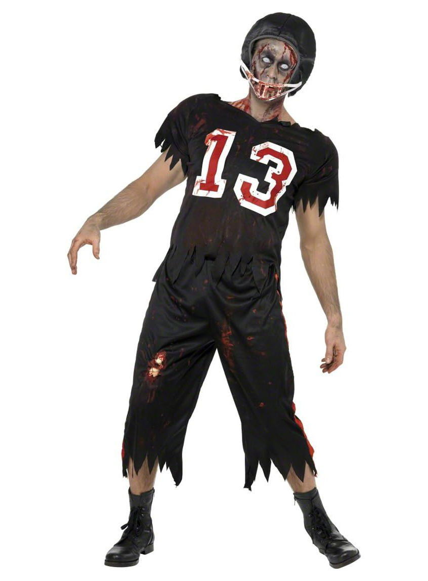 Zombie Footballspieler Kostüm