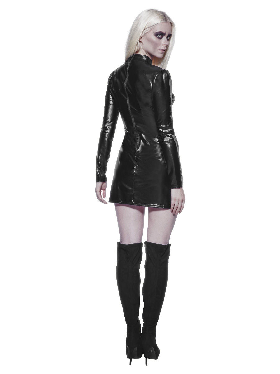 Knochenskelett Lackkleid