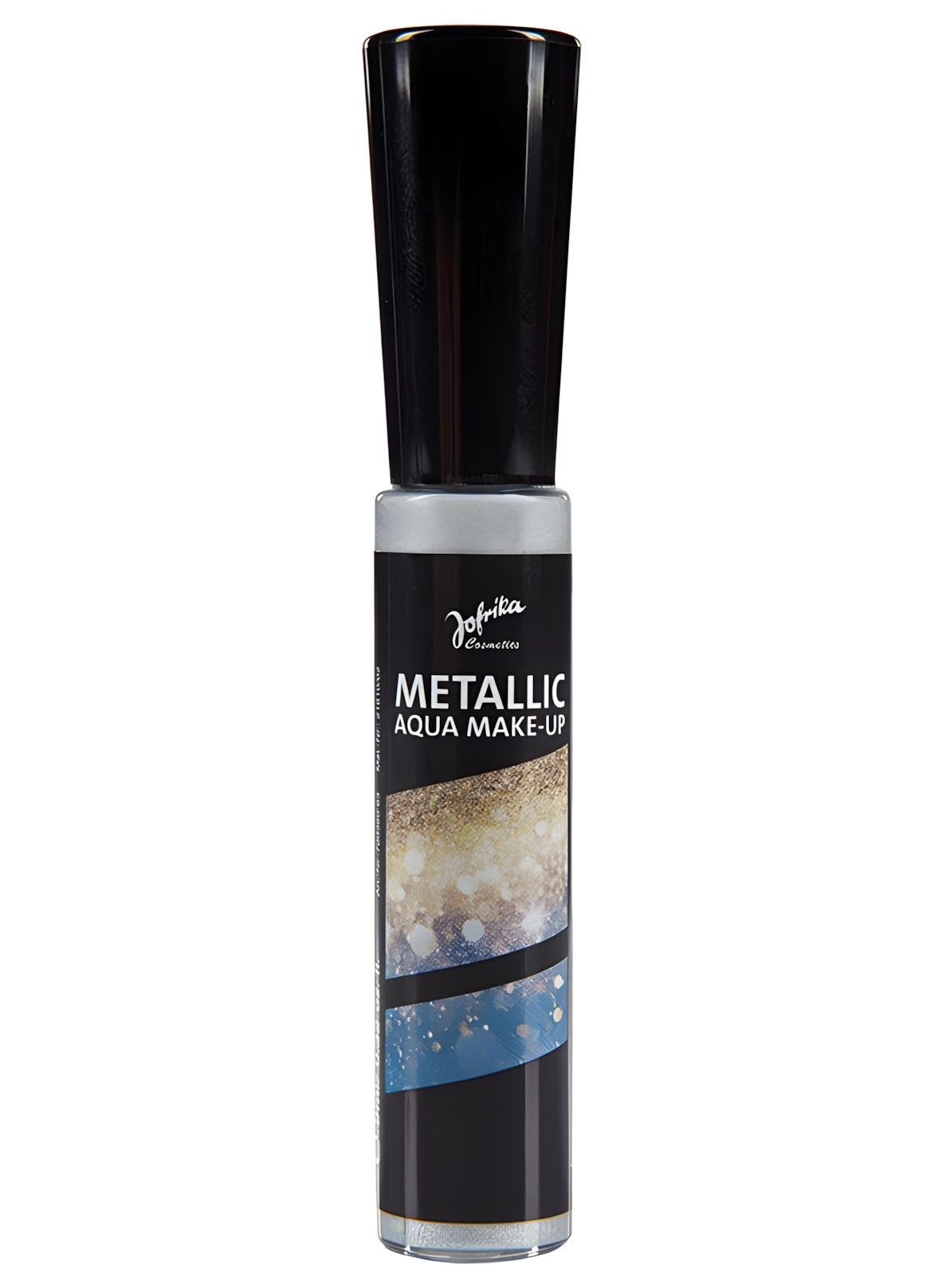 Metallisches Glitzer-Make-up silber