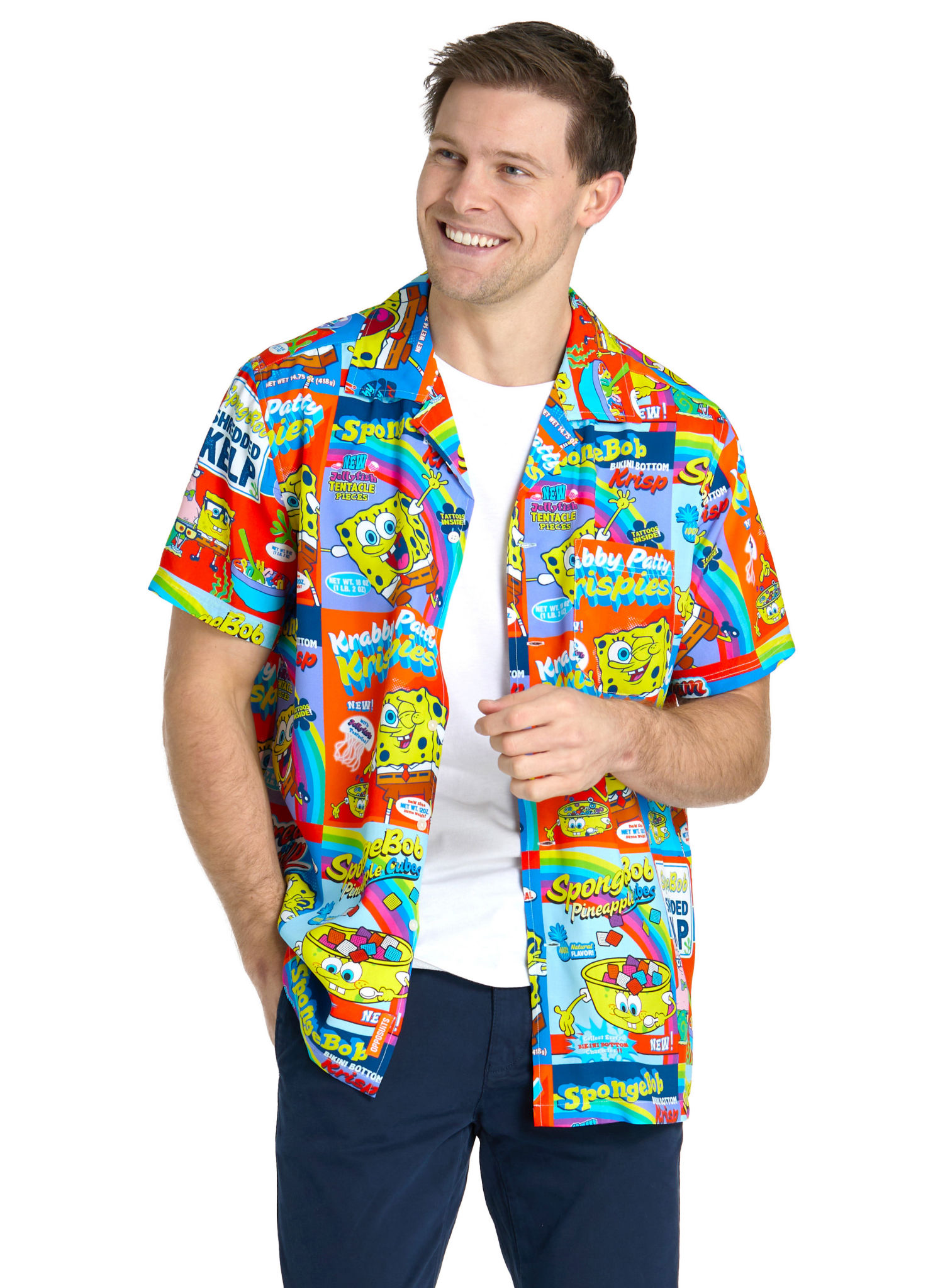 OppoSuits Spongebob Breakfast Sommerhemd