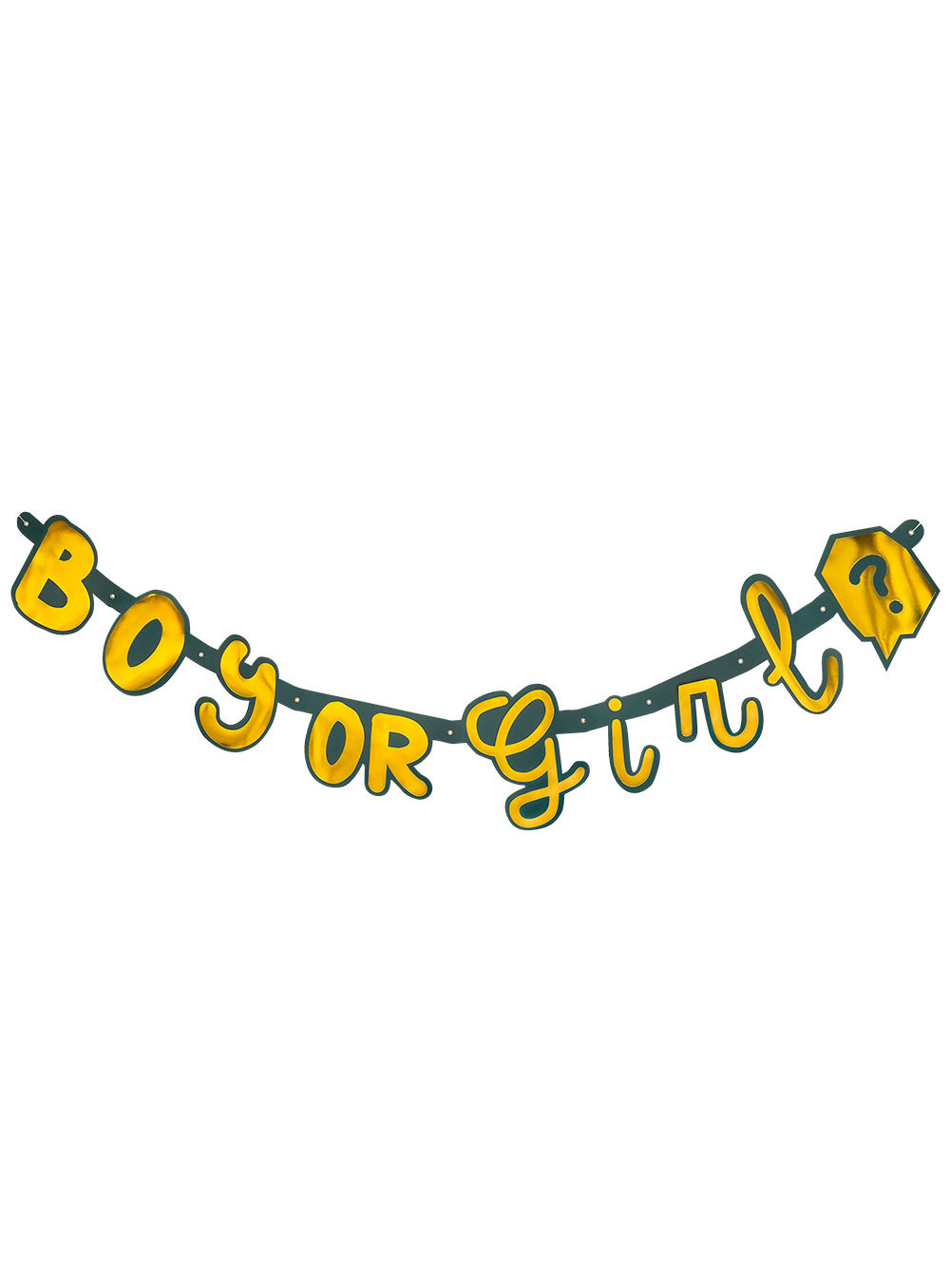 Boy or Girl Buchstabengirlande