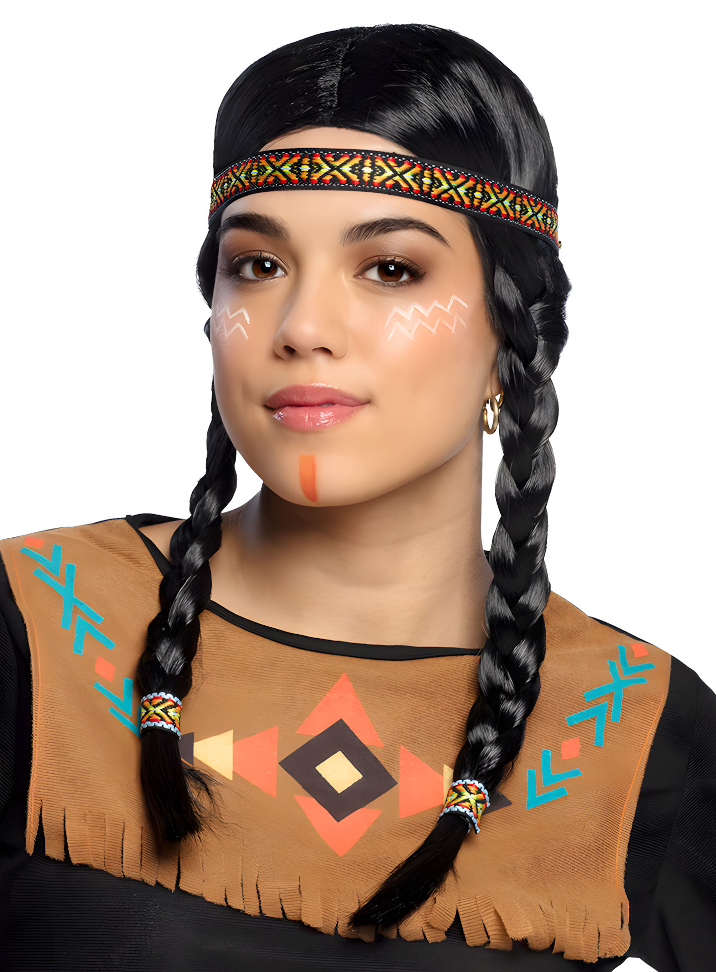Prairie Indiaanse Pruik