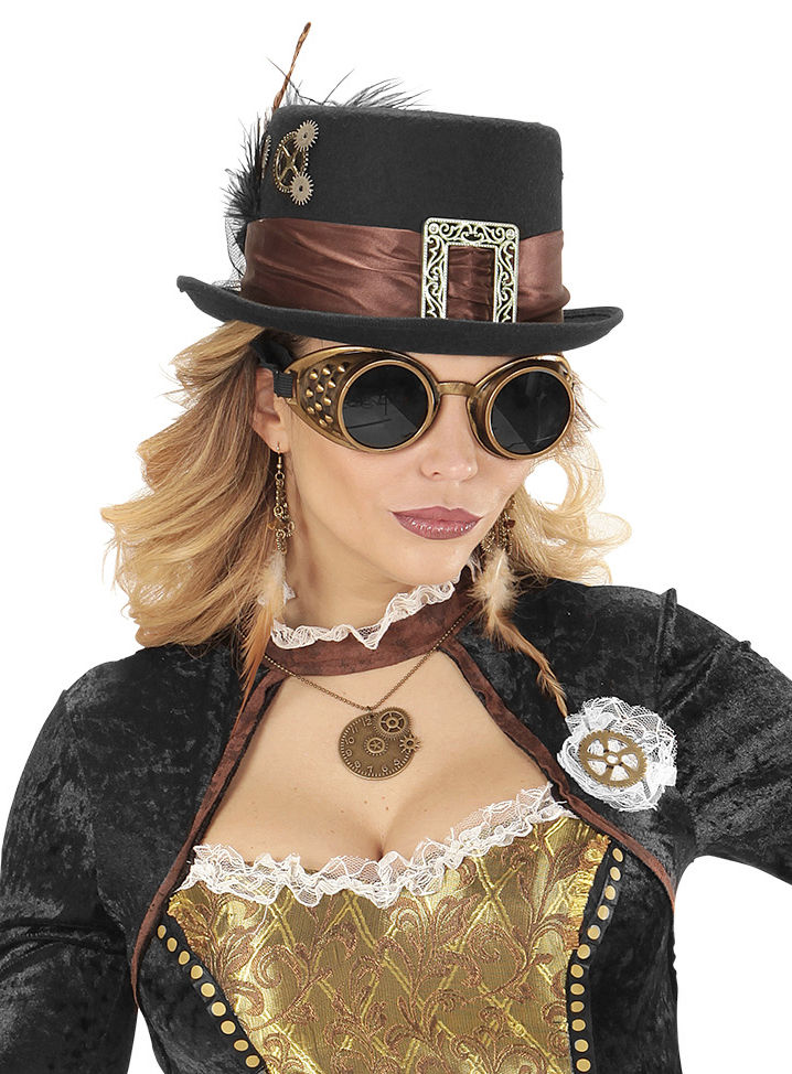Niedriger Steampunk Zylinder