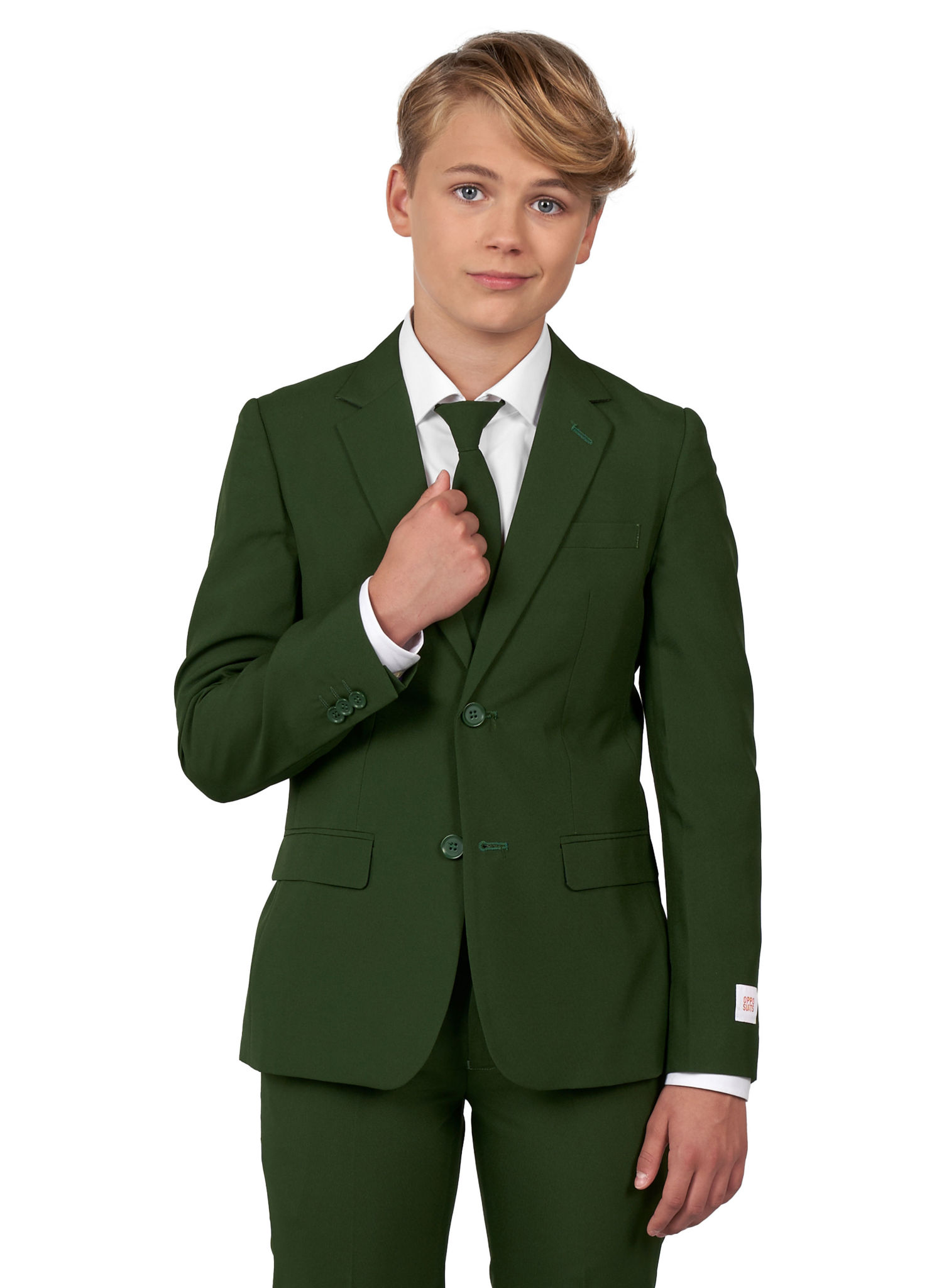 OppoSuits Teen Glorious Green Anzug für Jugendliche