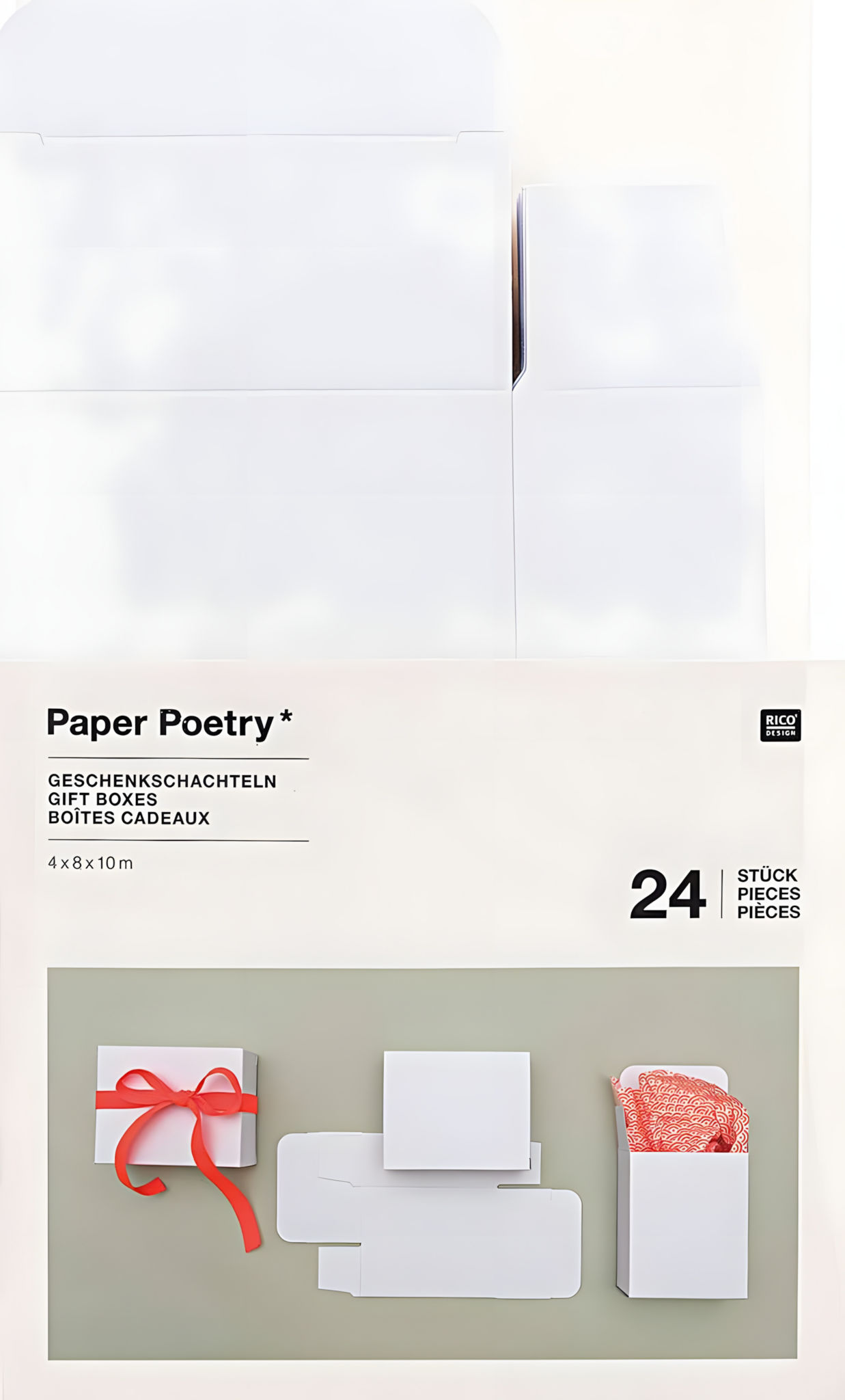 24 adventskalenderdoosjes – wit
