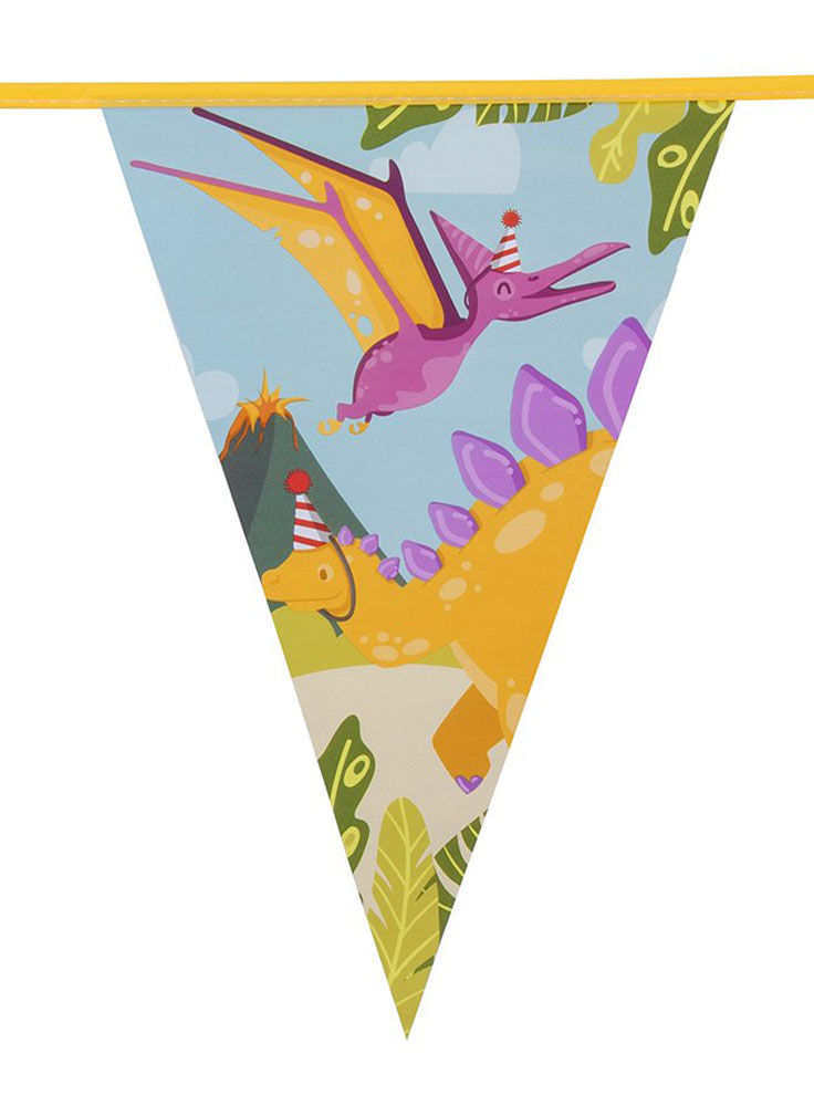Dino Wimpelkette 6 Meter