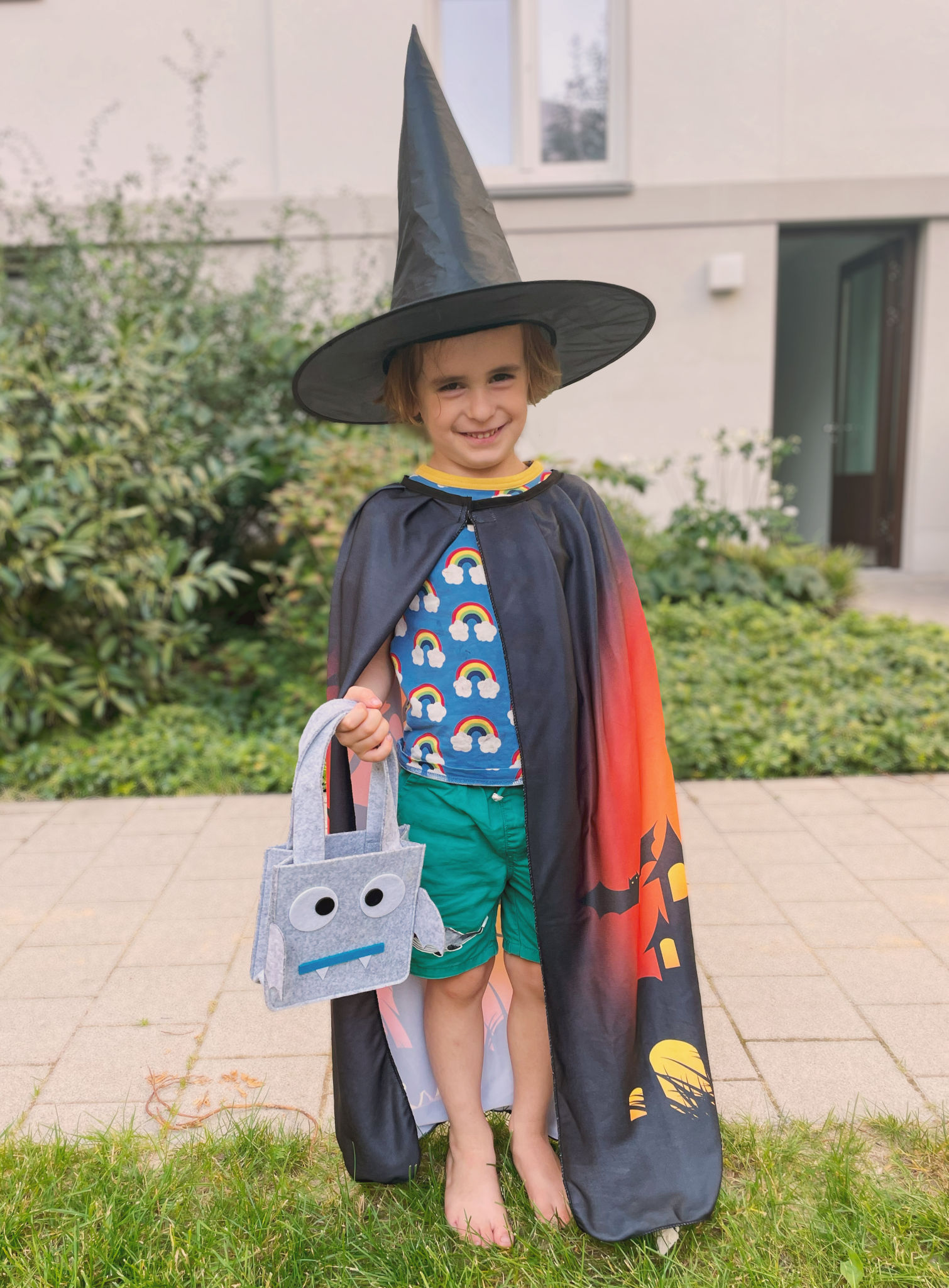 Halloween Tasche für Trick or Treat Fledermaus