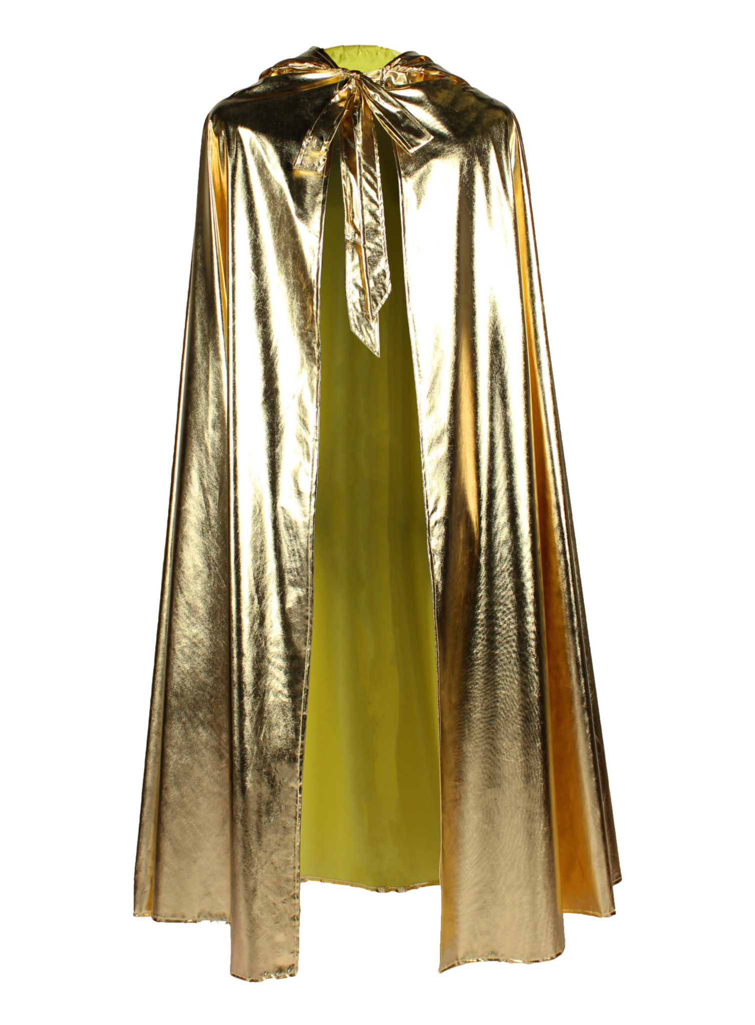 Gouden cape met capuchon