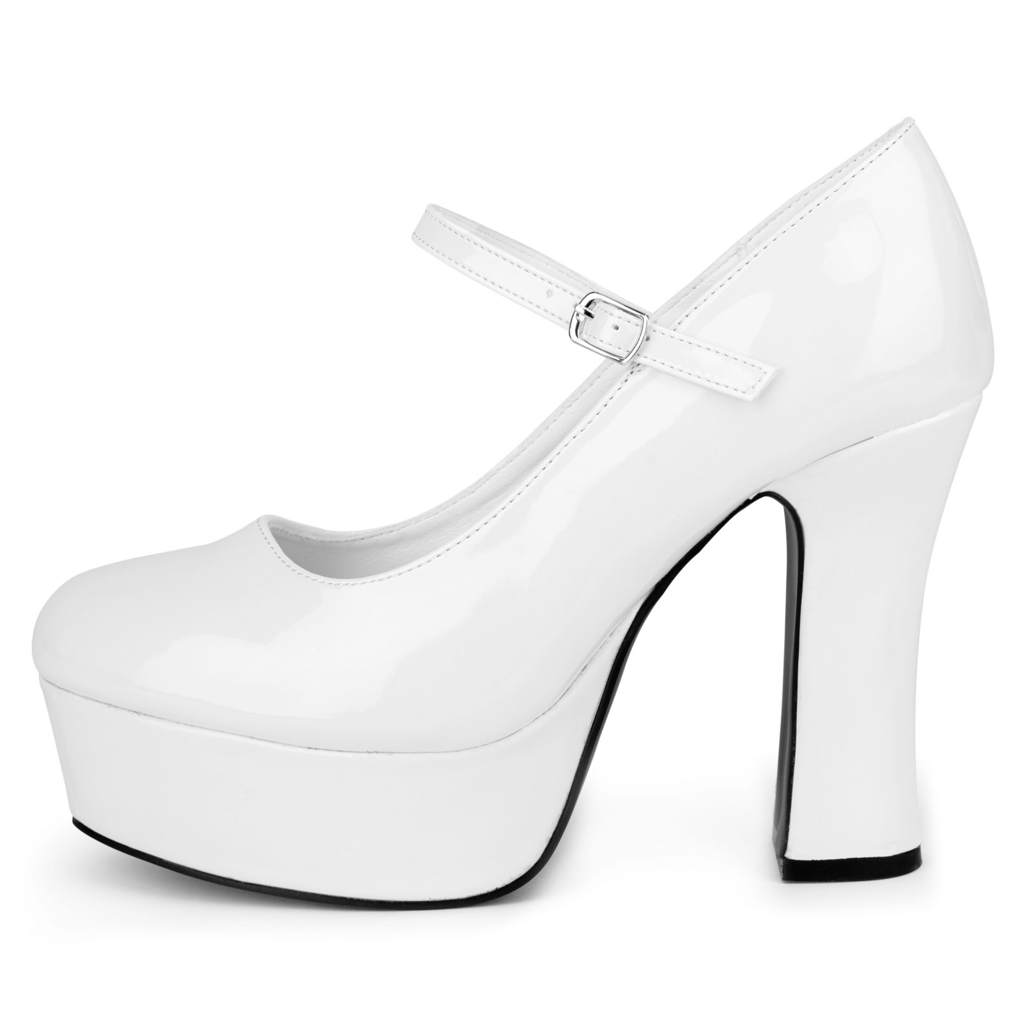 Plateau Schuhe weiß