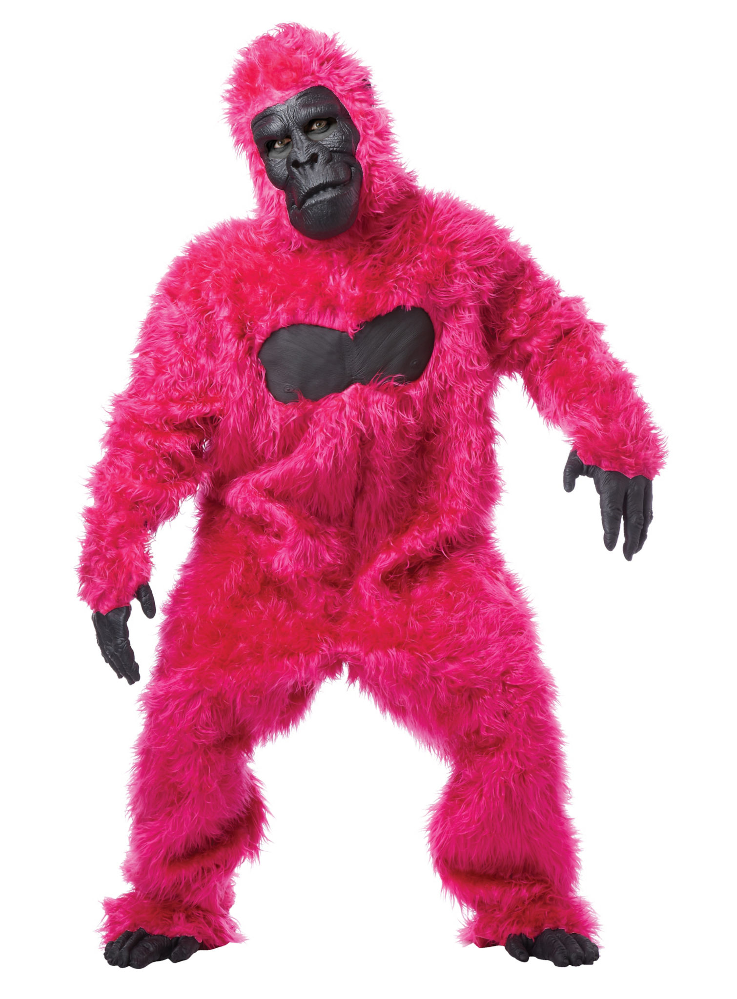 Gorilla kostuum roze