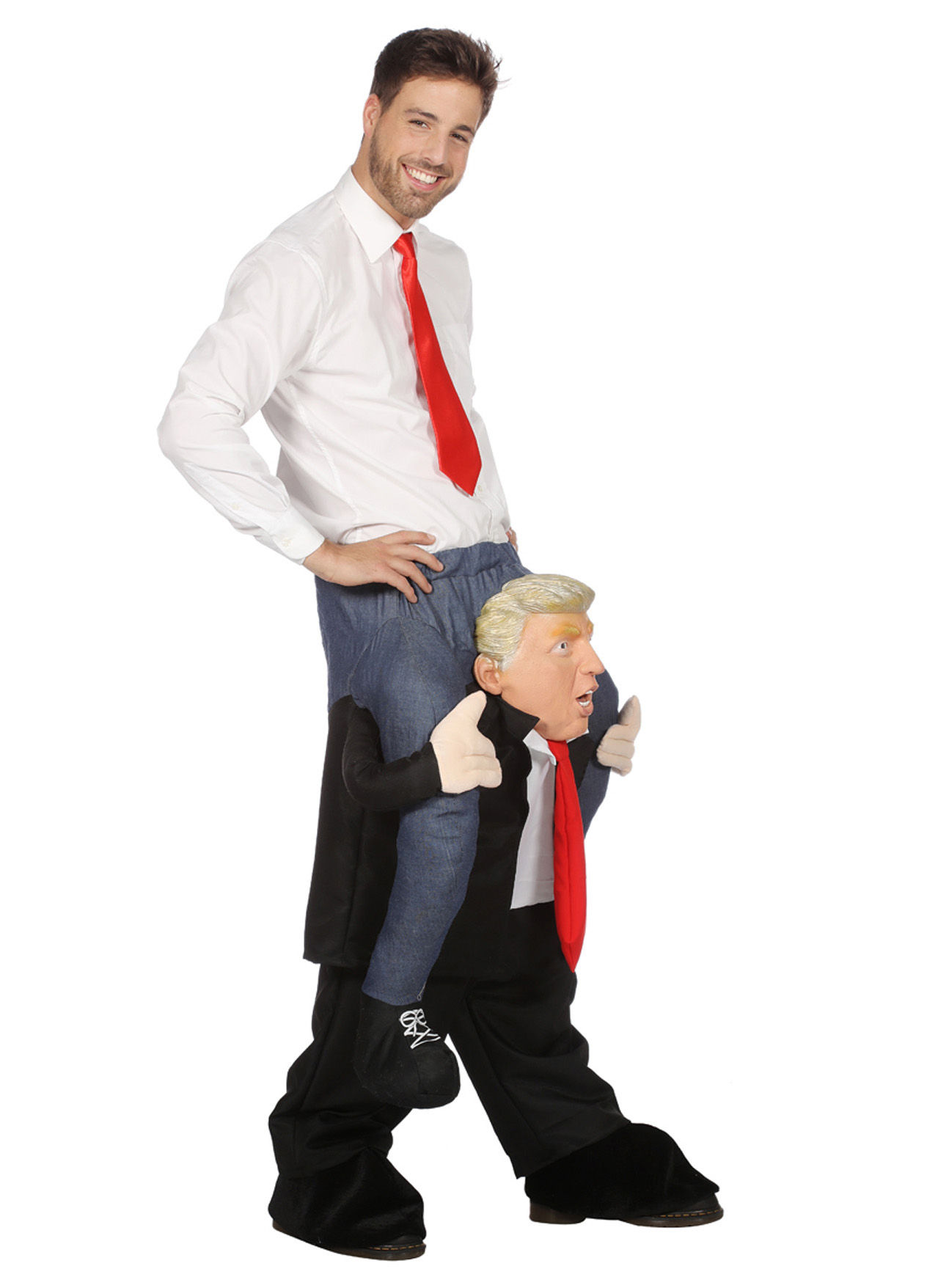 Donald Trump Huckepack Kostüm