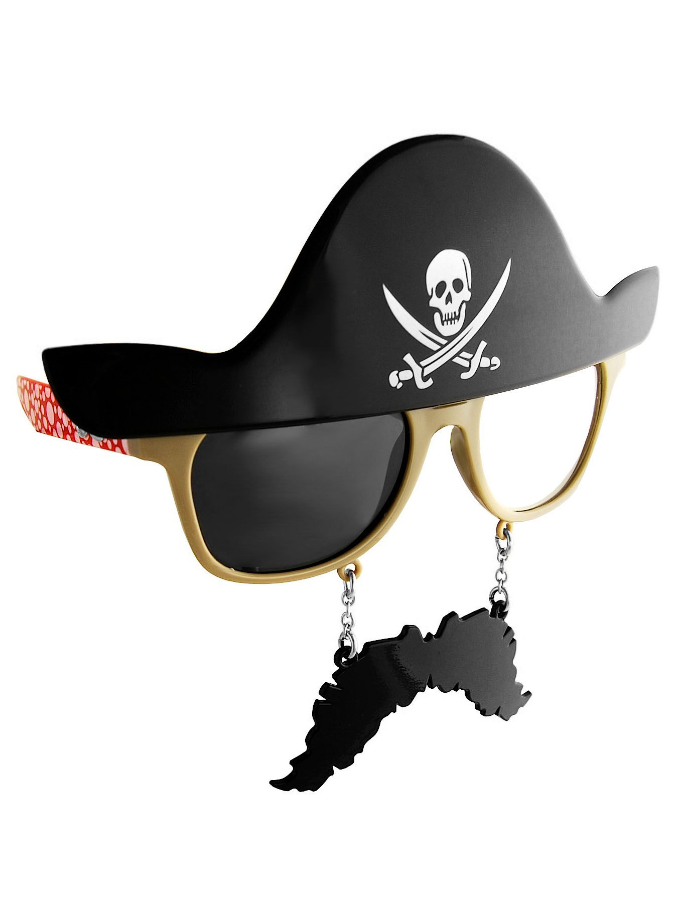 Sun Staches Pirat Partybrille