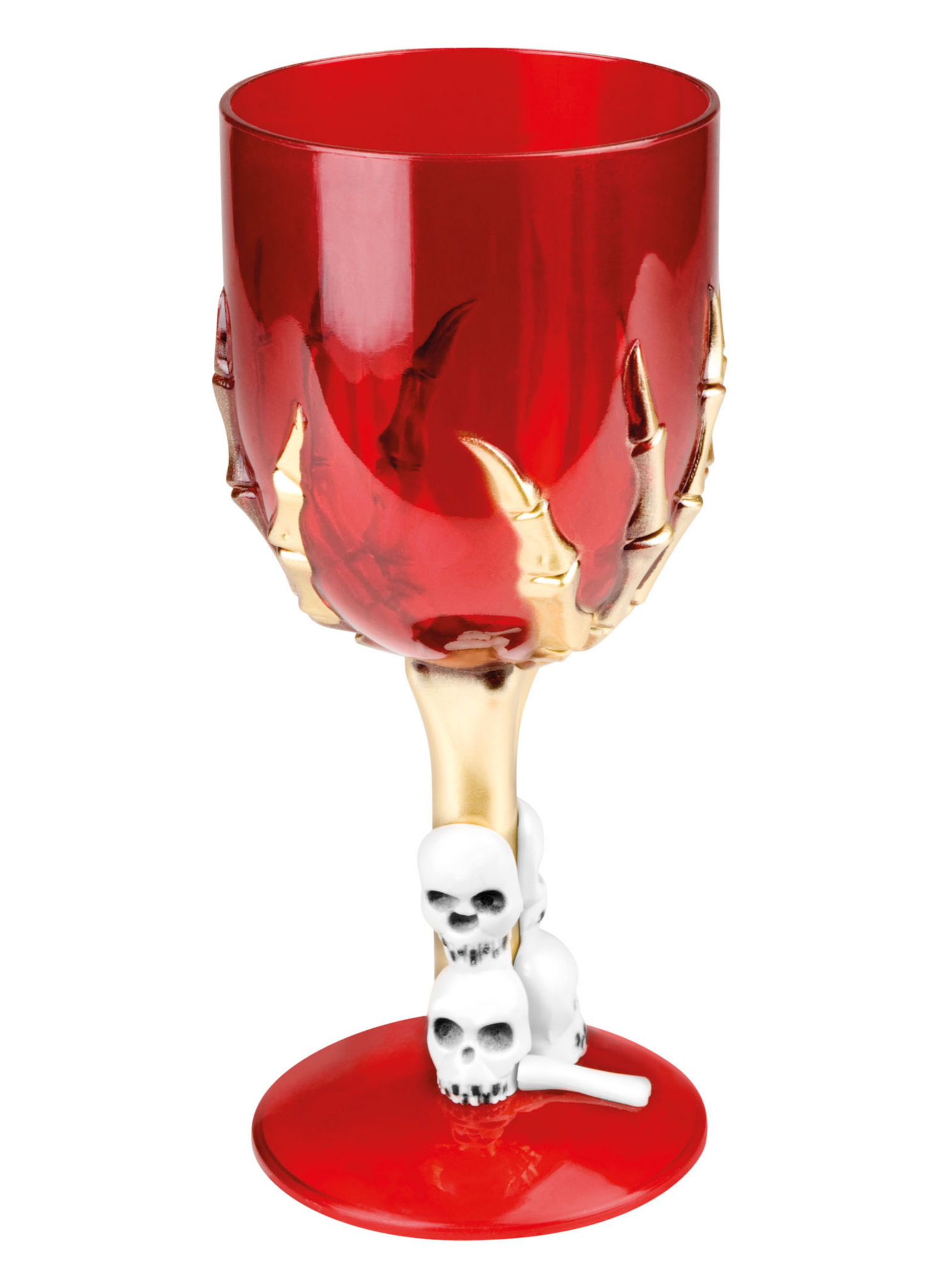Roter Totenkopf Kelch
