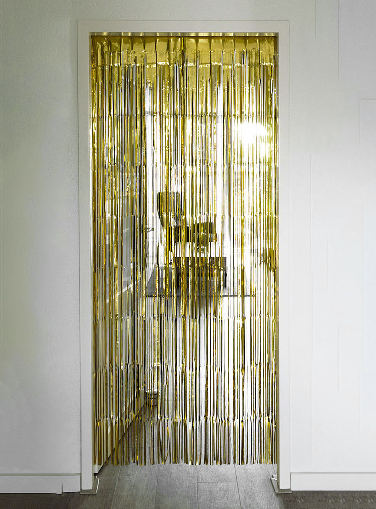 Deurgordijn goud-metallic
