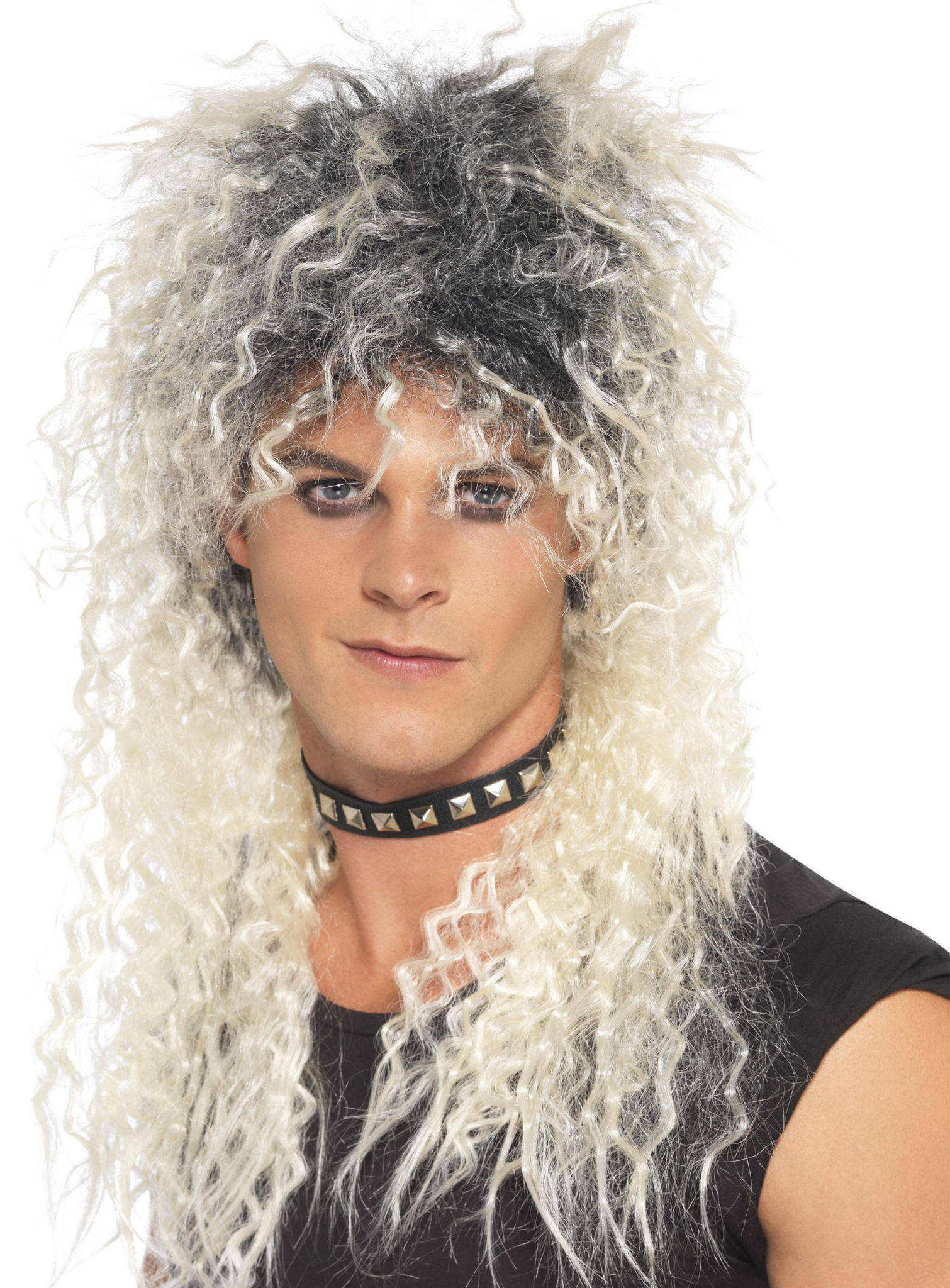 Hair Metal pruik blond