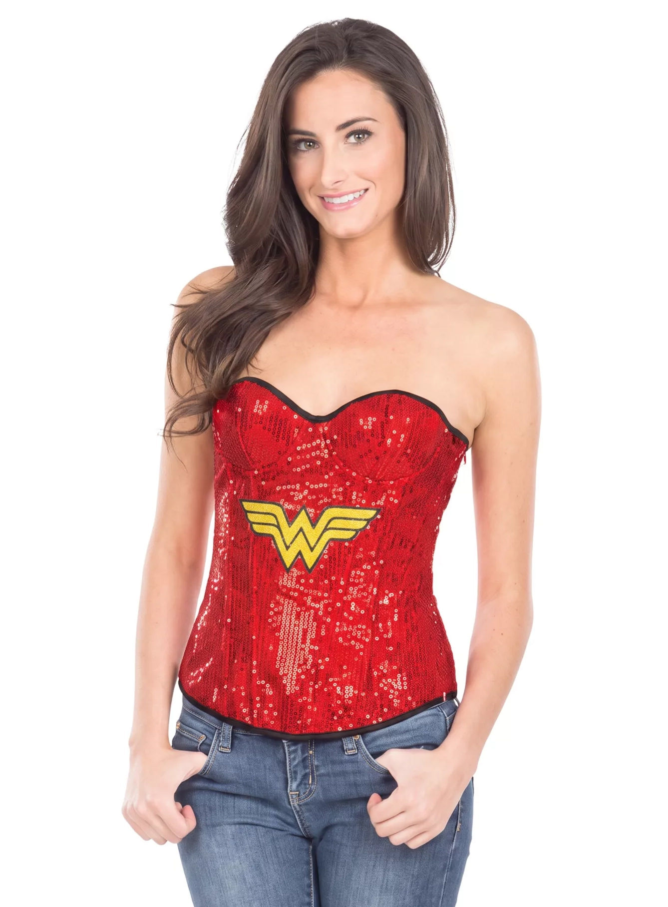 Wonder Woman Pailletten Corsage