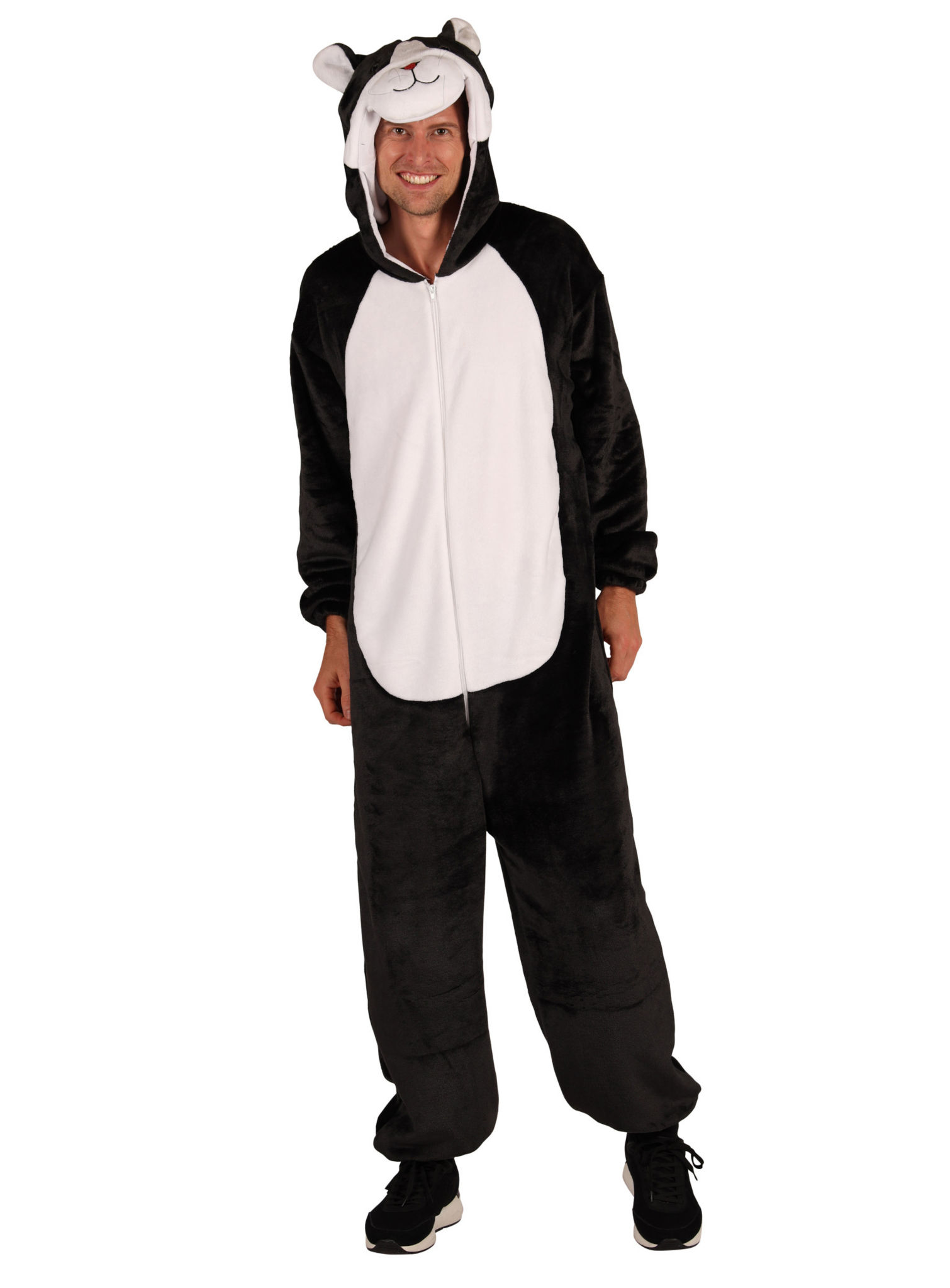 Katten jumpsuit voor volwassenen