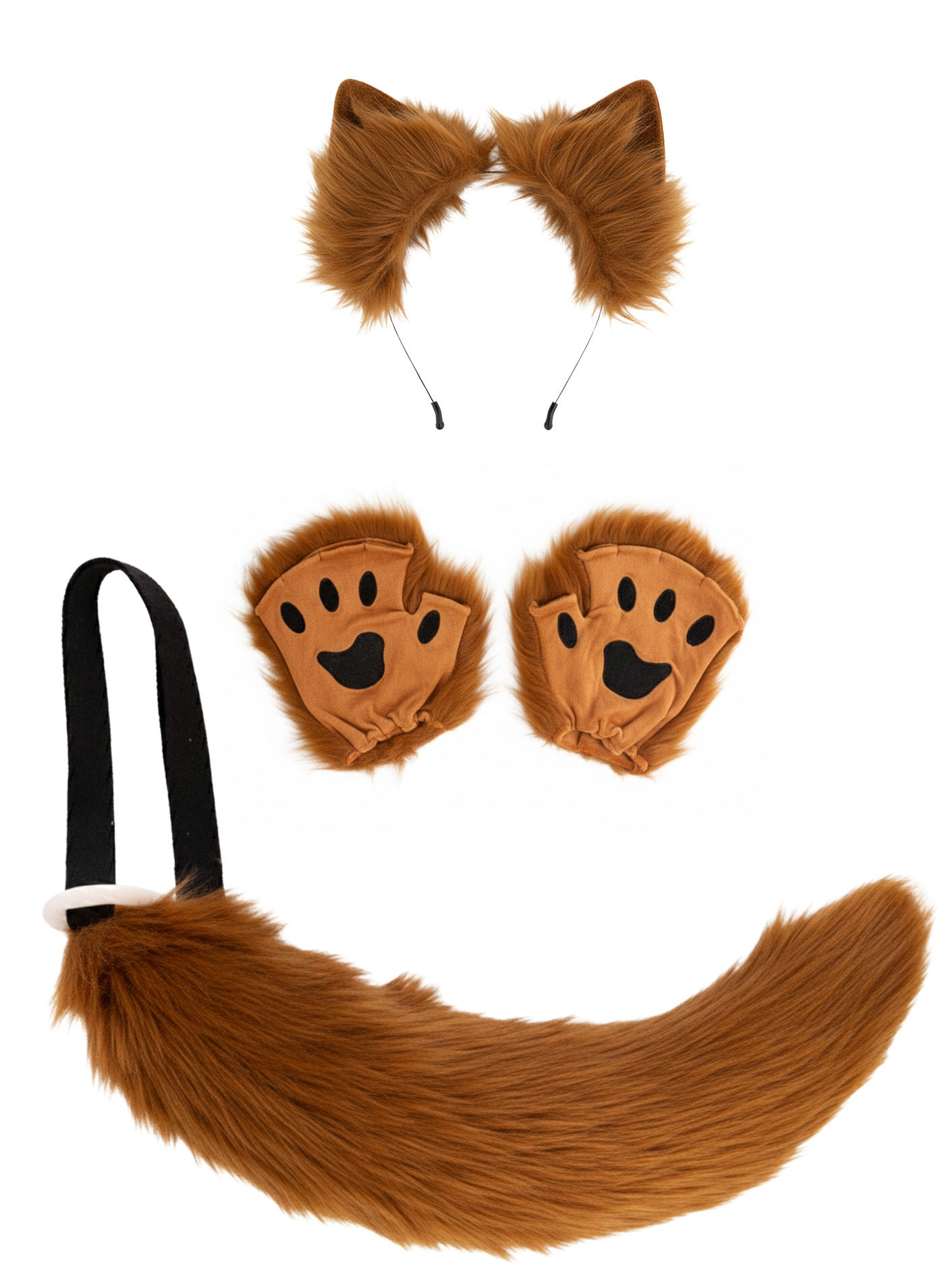 Brauner Fuchs Kostümset