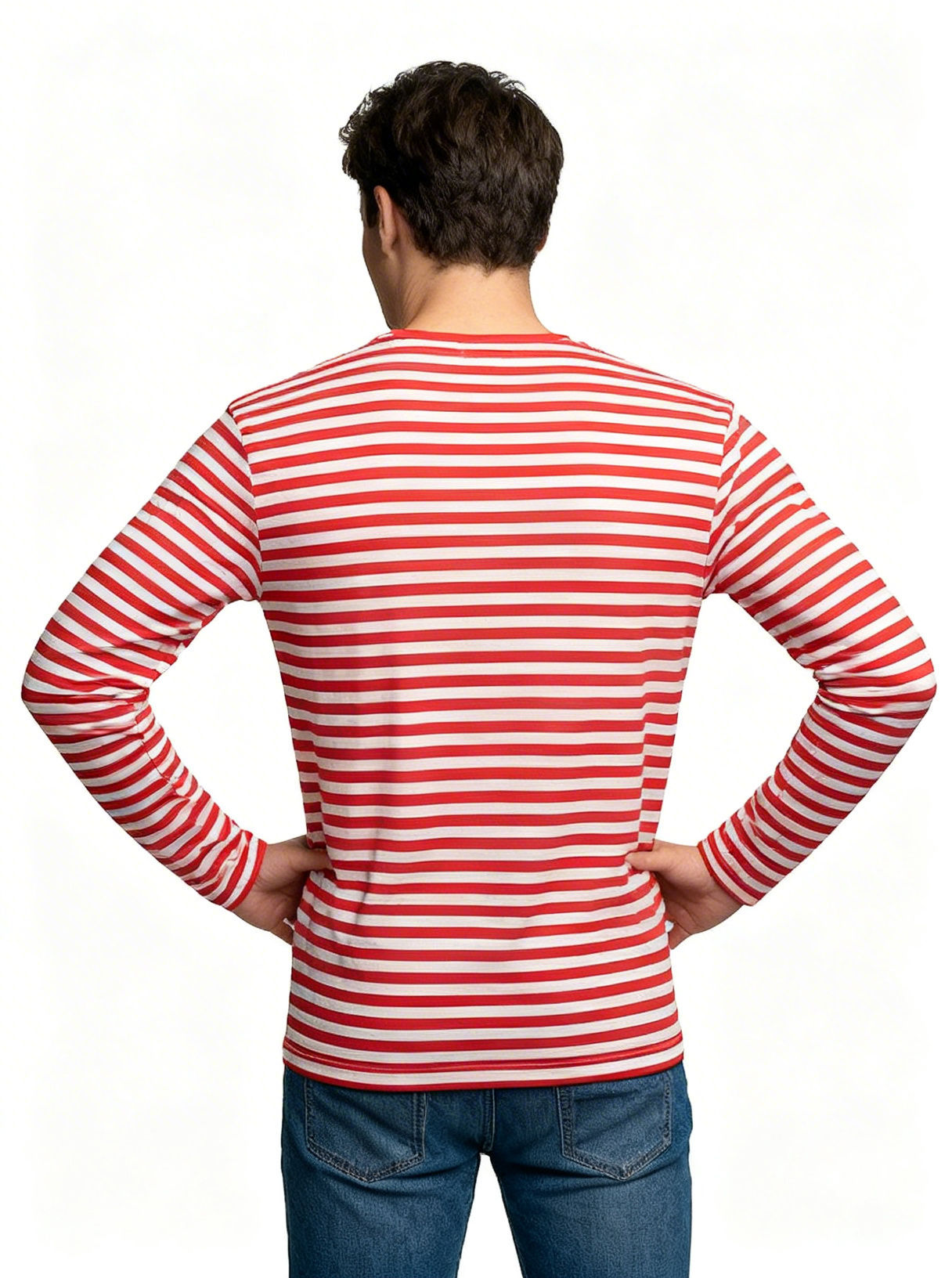 Ringelshirt langarm rot-weiß – alltagstauglich