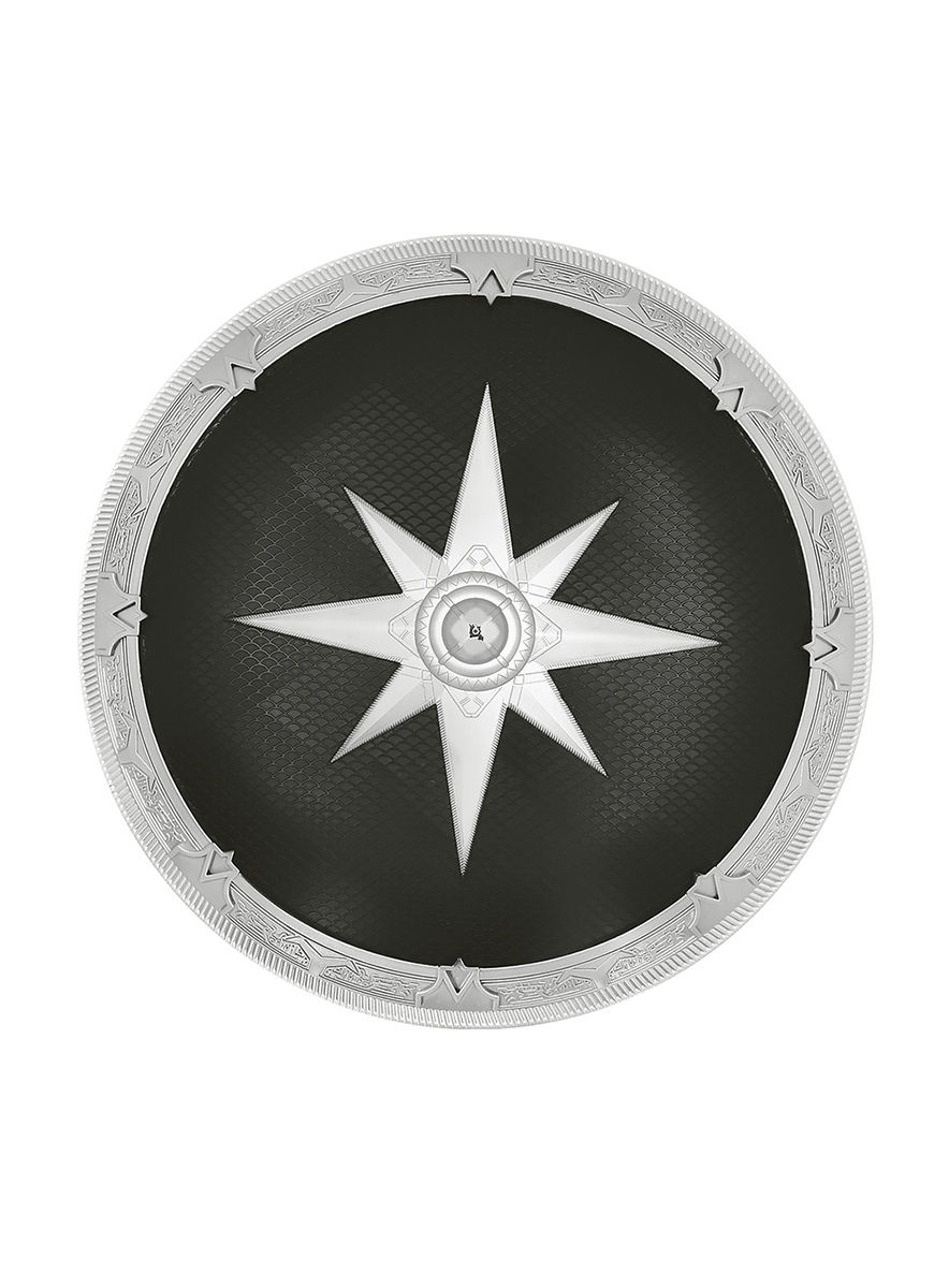 Superhelden Schild aus Kunststoff