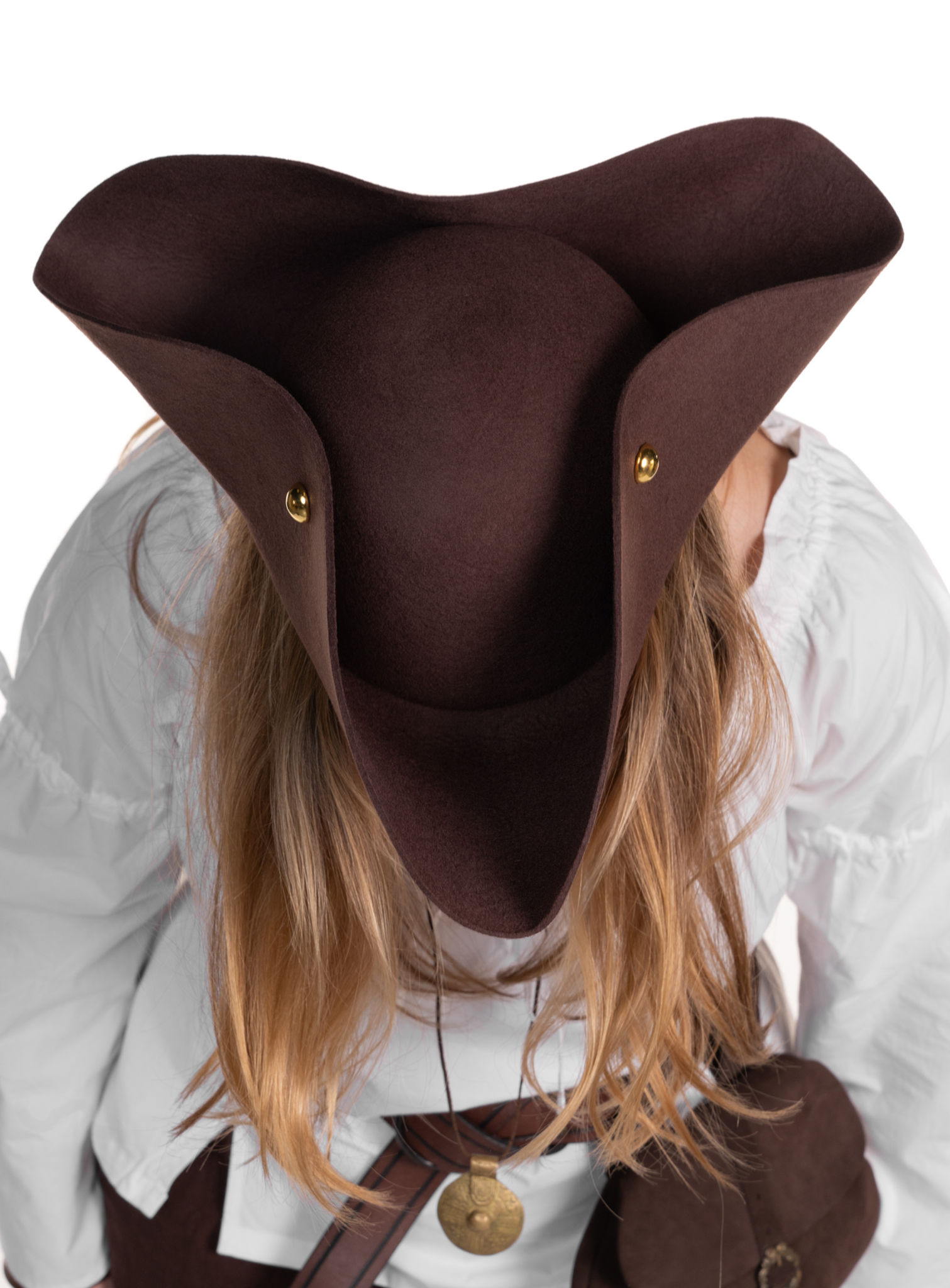Piratenhut Dreispitz aus Wollfilz - Henry