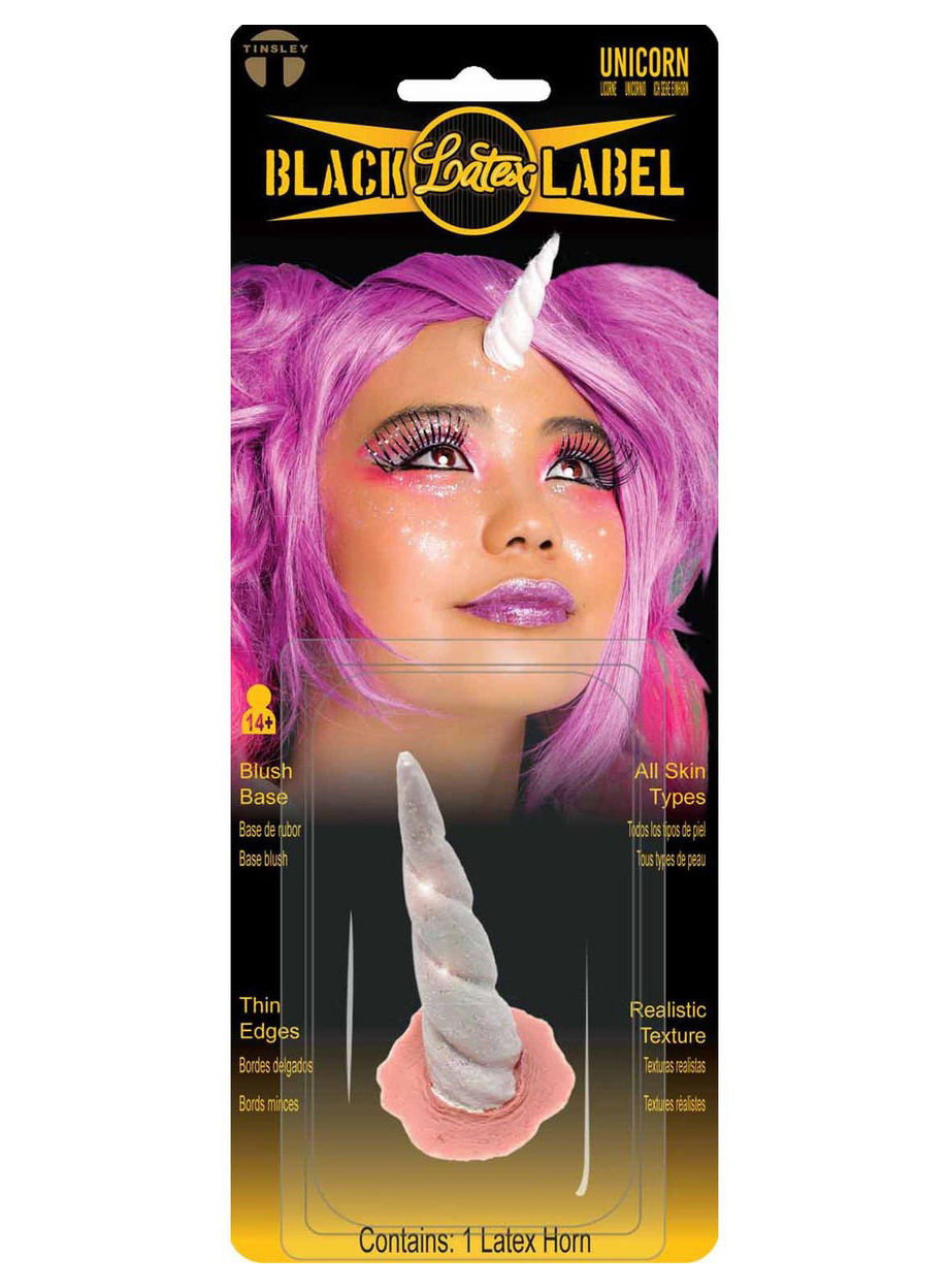 Gewundenes Einhorn Latexapplikation