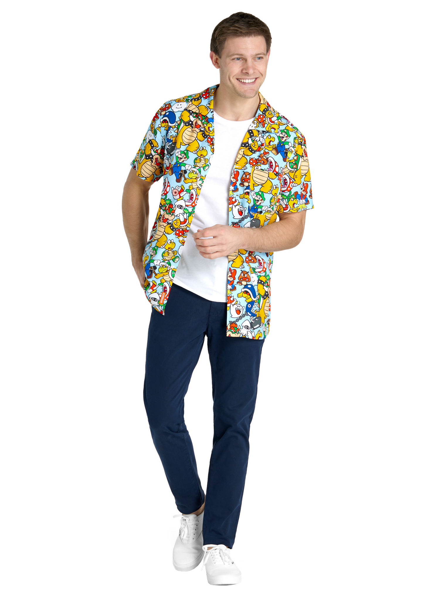 OppoSuits Bowsers Kingdom zomerhemd