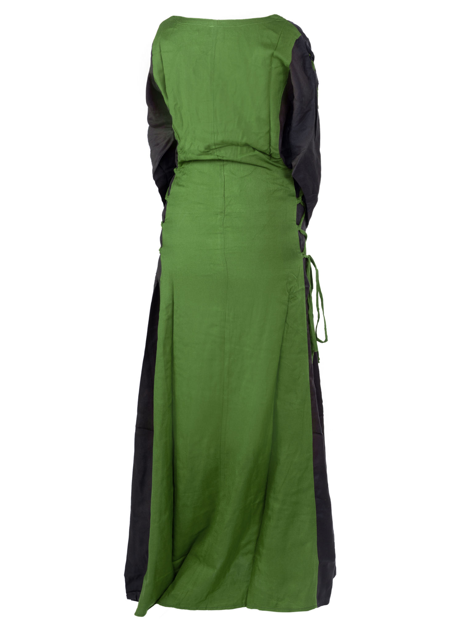 Wikinger Schnürkleid schwarz-grün