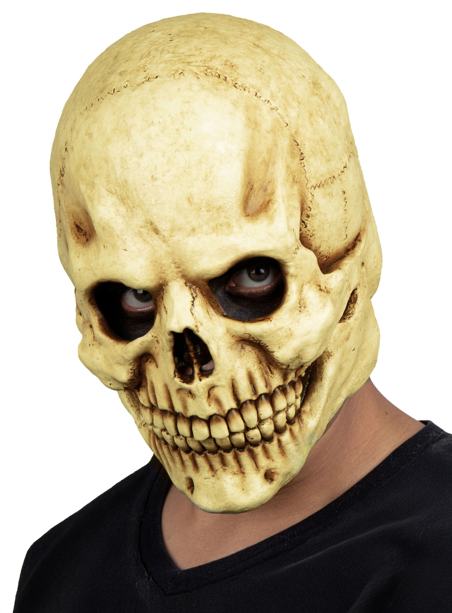 Totenkopf Maske des Grauens aus Latex
