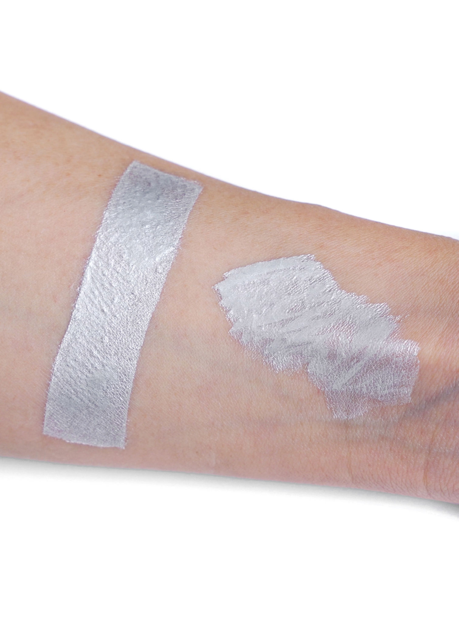 aqua make-up Silber metallic Wasserschminke