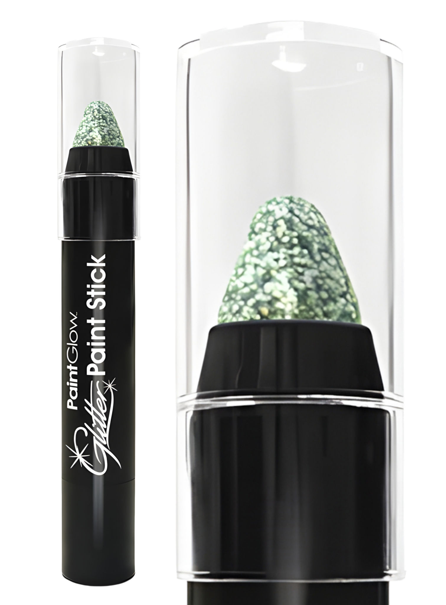 Glitzer Face Paint Stift silber