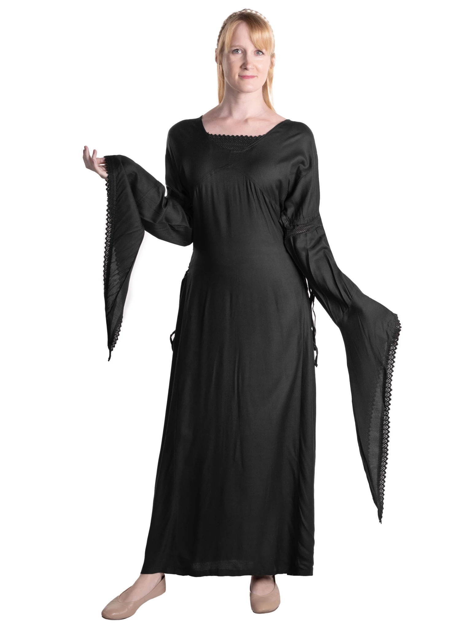 Mittelalterkleid mit Besatz - Philomena