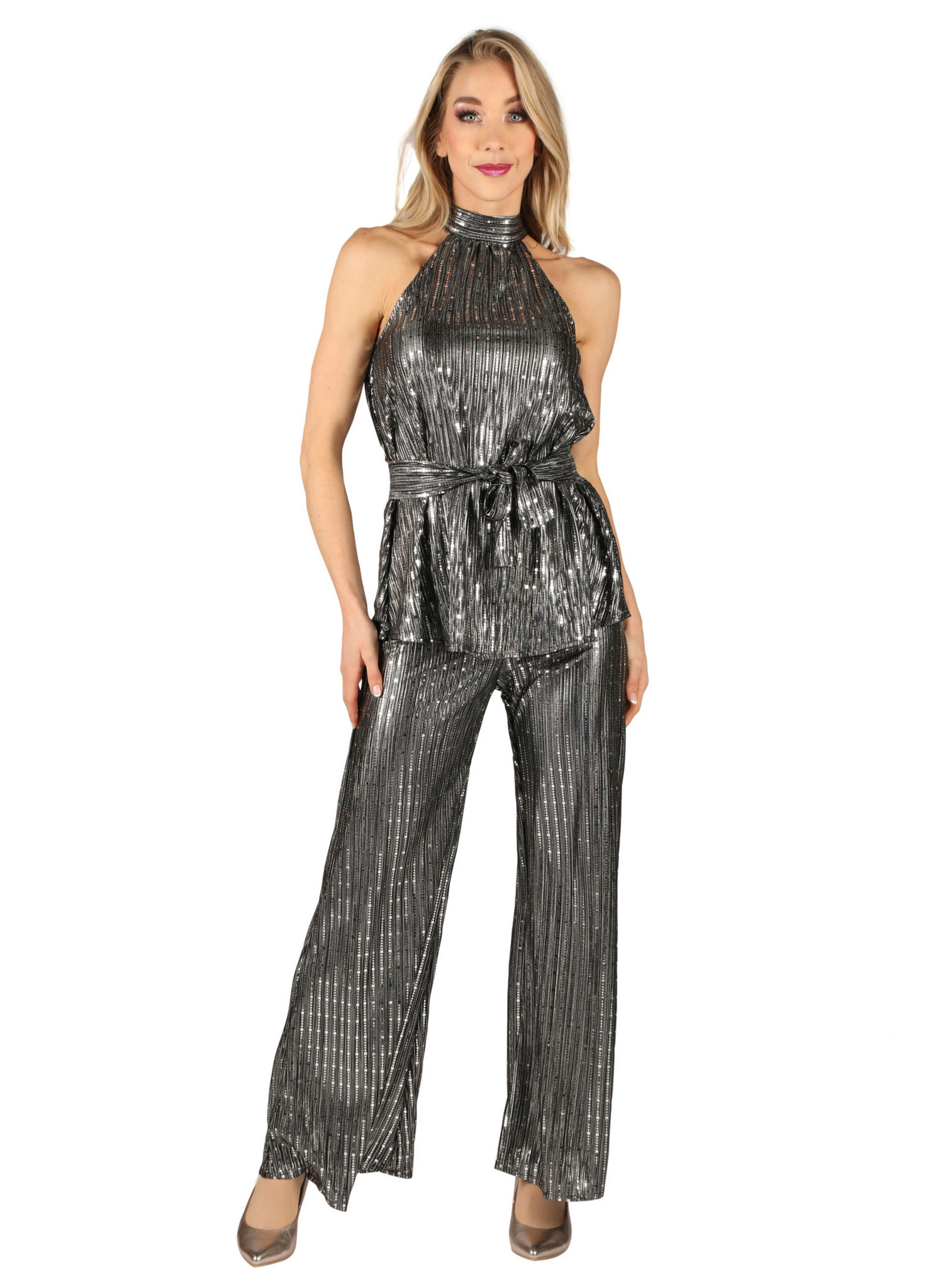 Disco Diva Dress silber