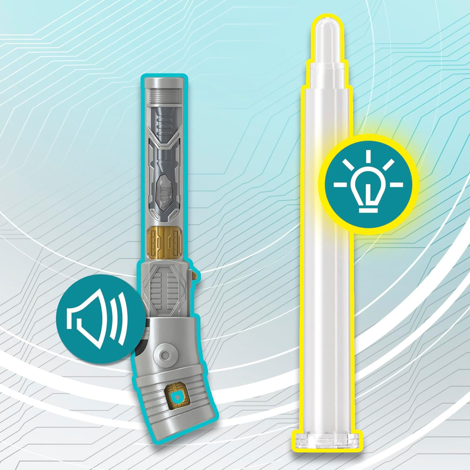 Star Wars Lightsaber Forge Ashoka Tano ausfahrbares weißes Lichtschwert