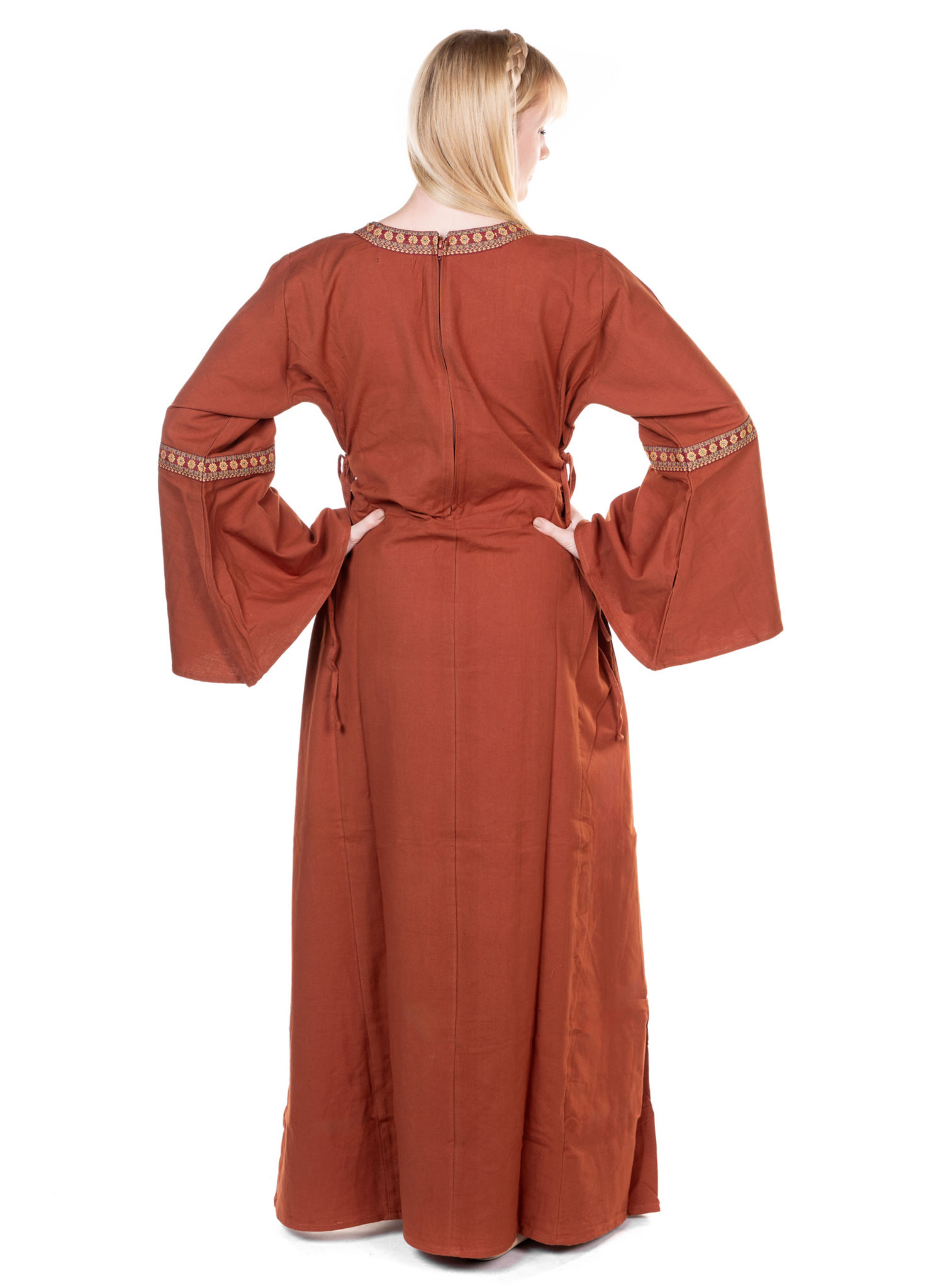 Burgdame Kleid rotbraun