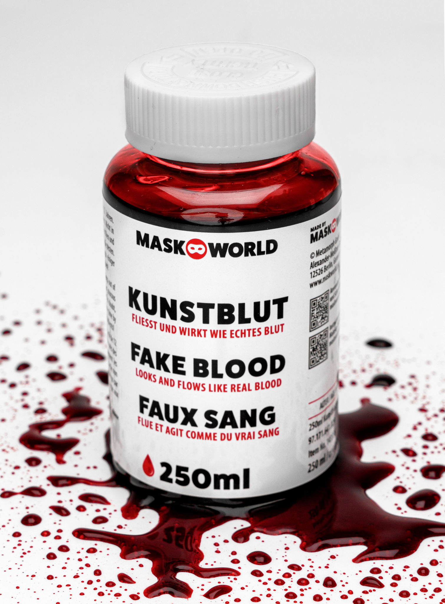 Kunstblut Flasche 250 ml – Filmblut