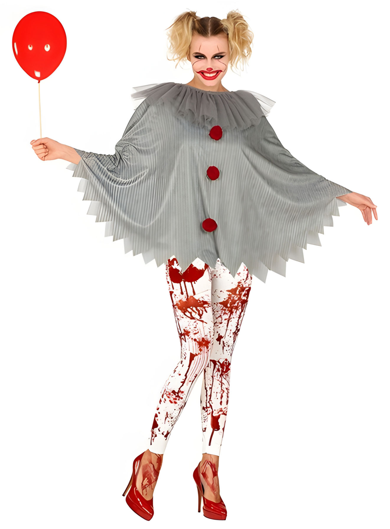 Horror Clown Damenkostüm