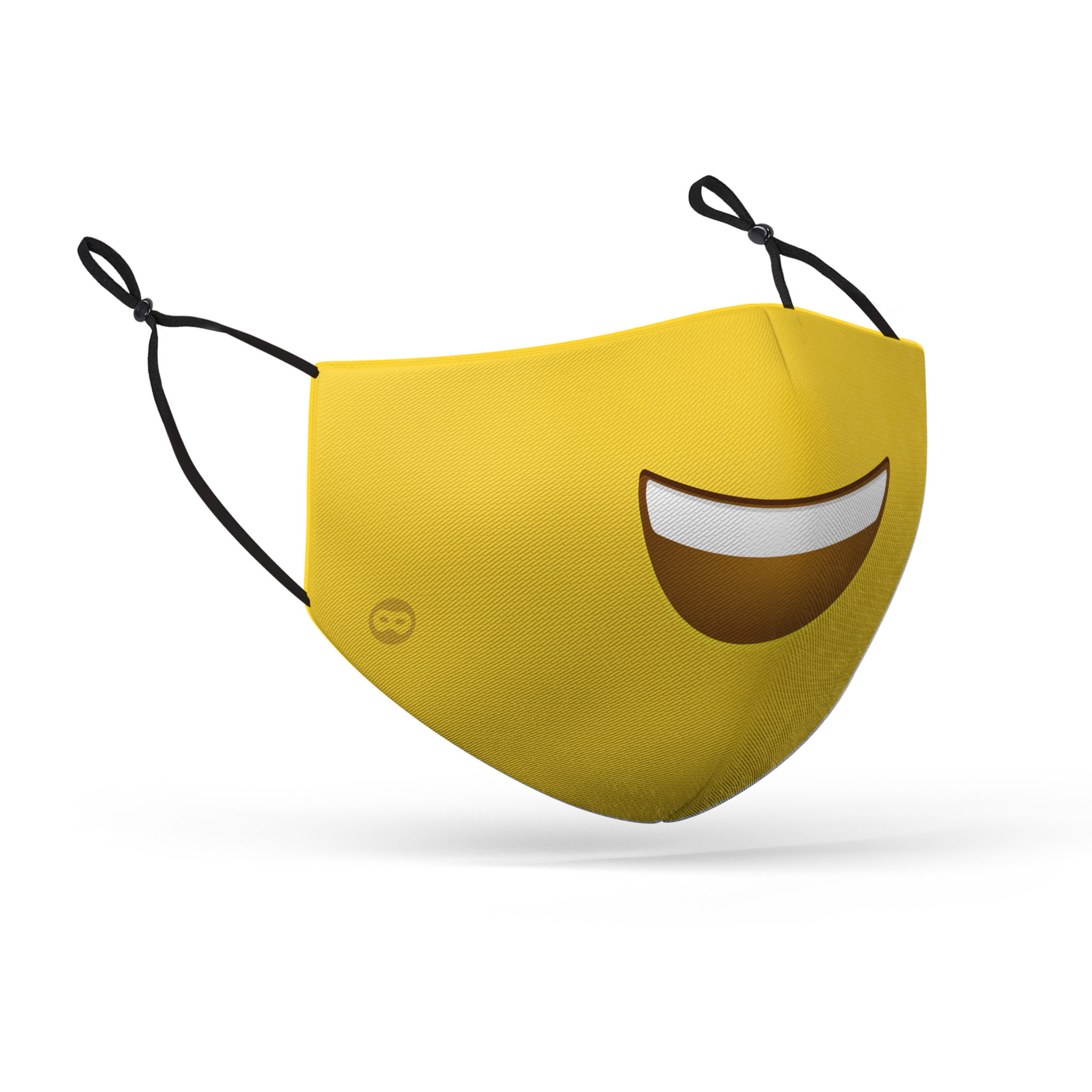 Stoffmaske Smiley Emoji