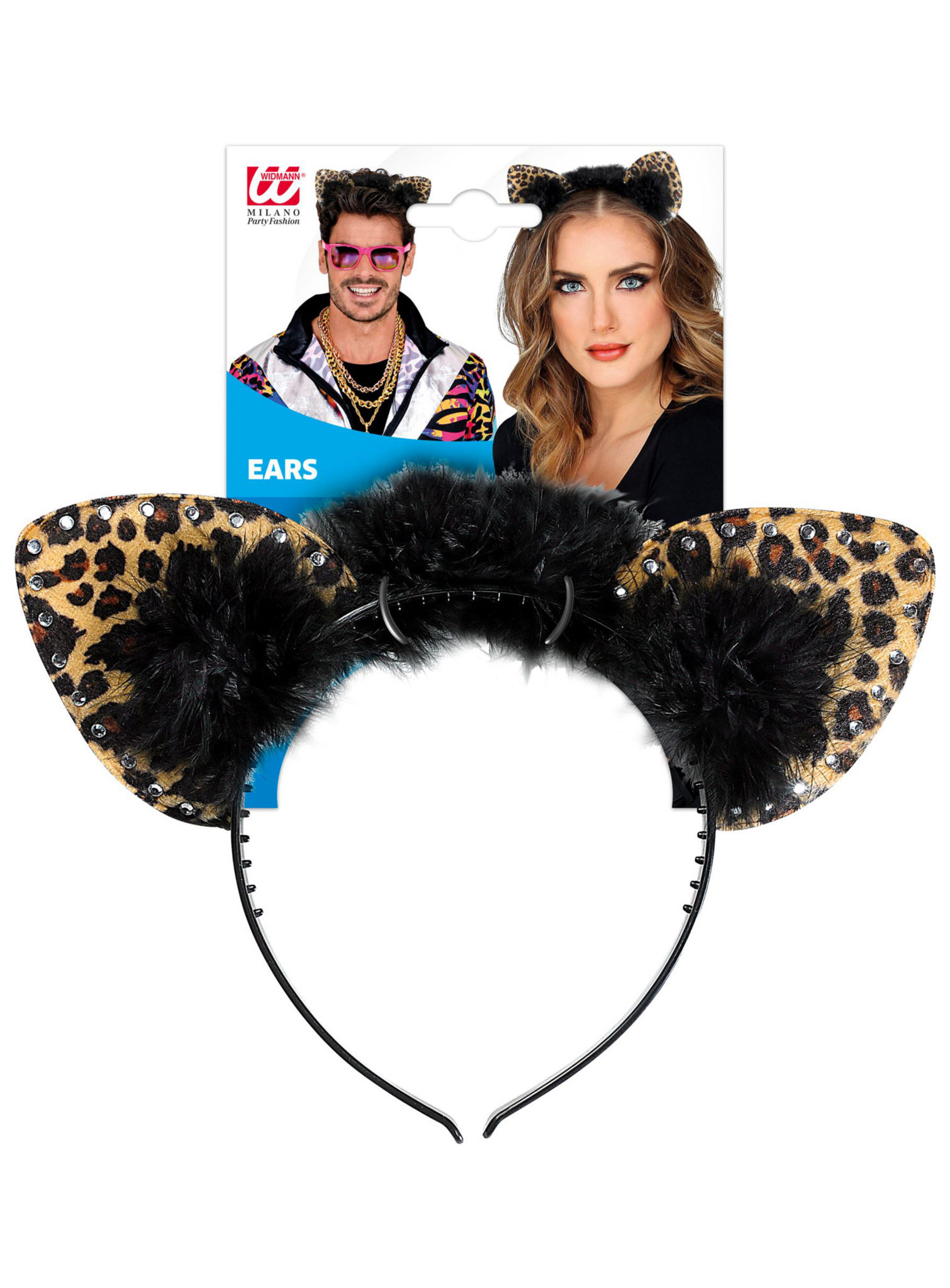 Leoparden Ohren mit Strass